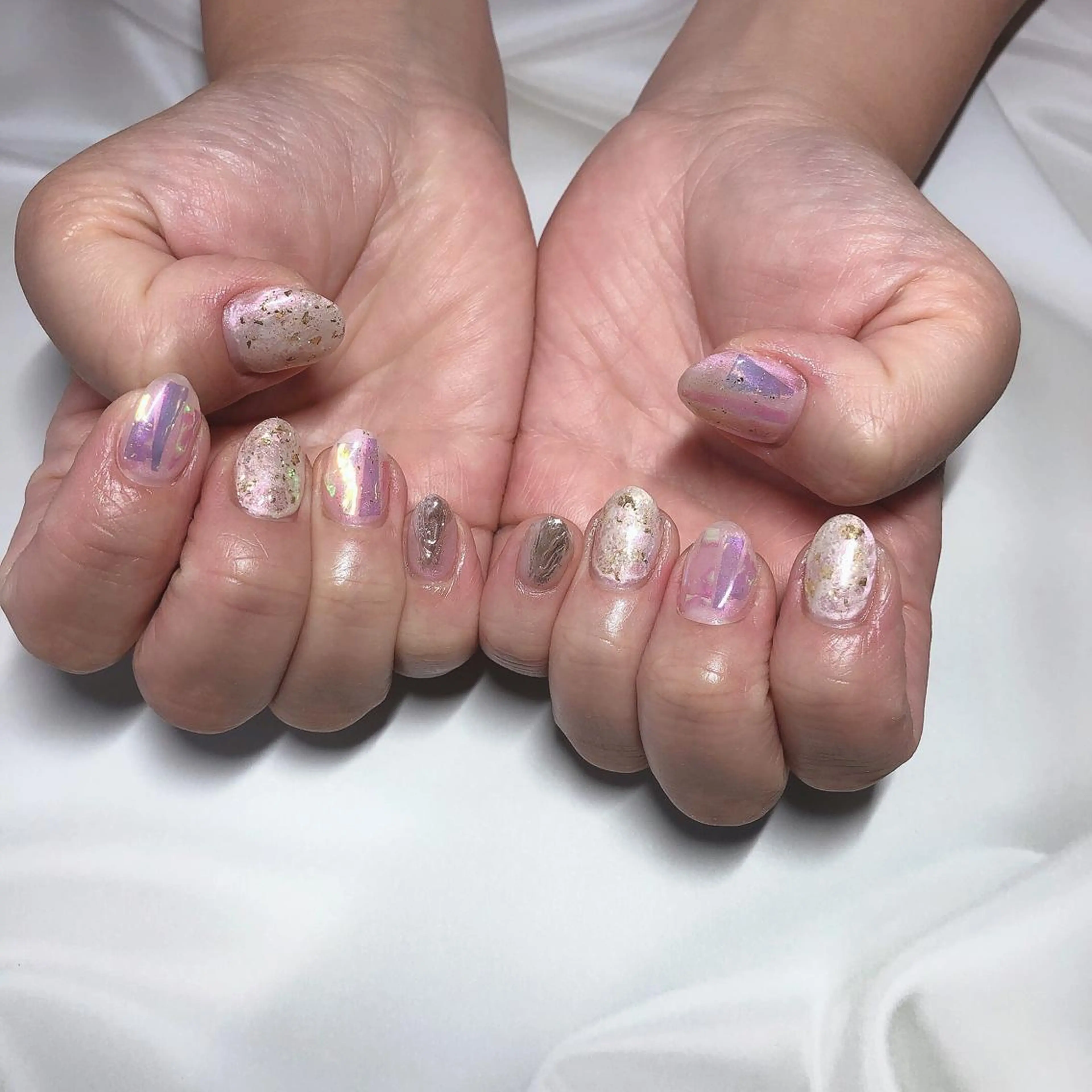 ネイル ニュアンスネイル ピンク nails 🎀meのネイルデザイン