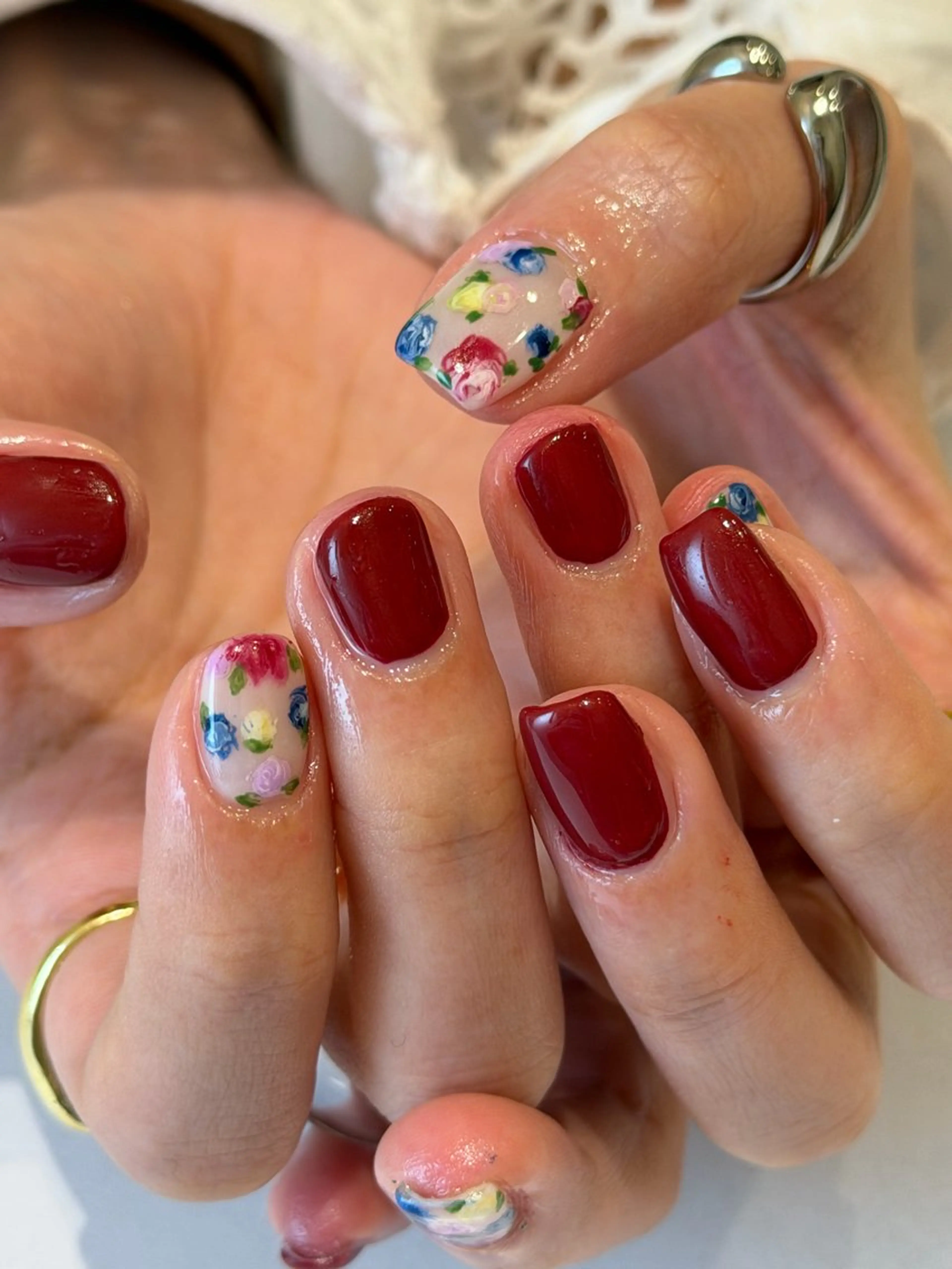 ネイル 成人式 ハンドネイル Ann. nail.tokyo所属・Ann nailのネイルデザイン