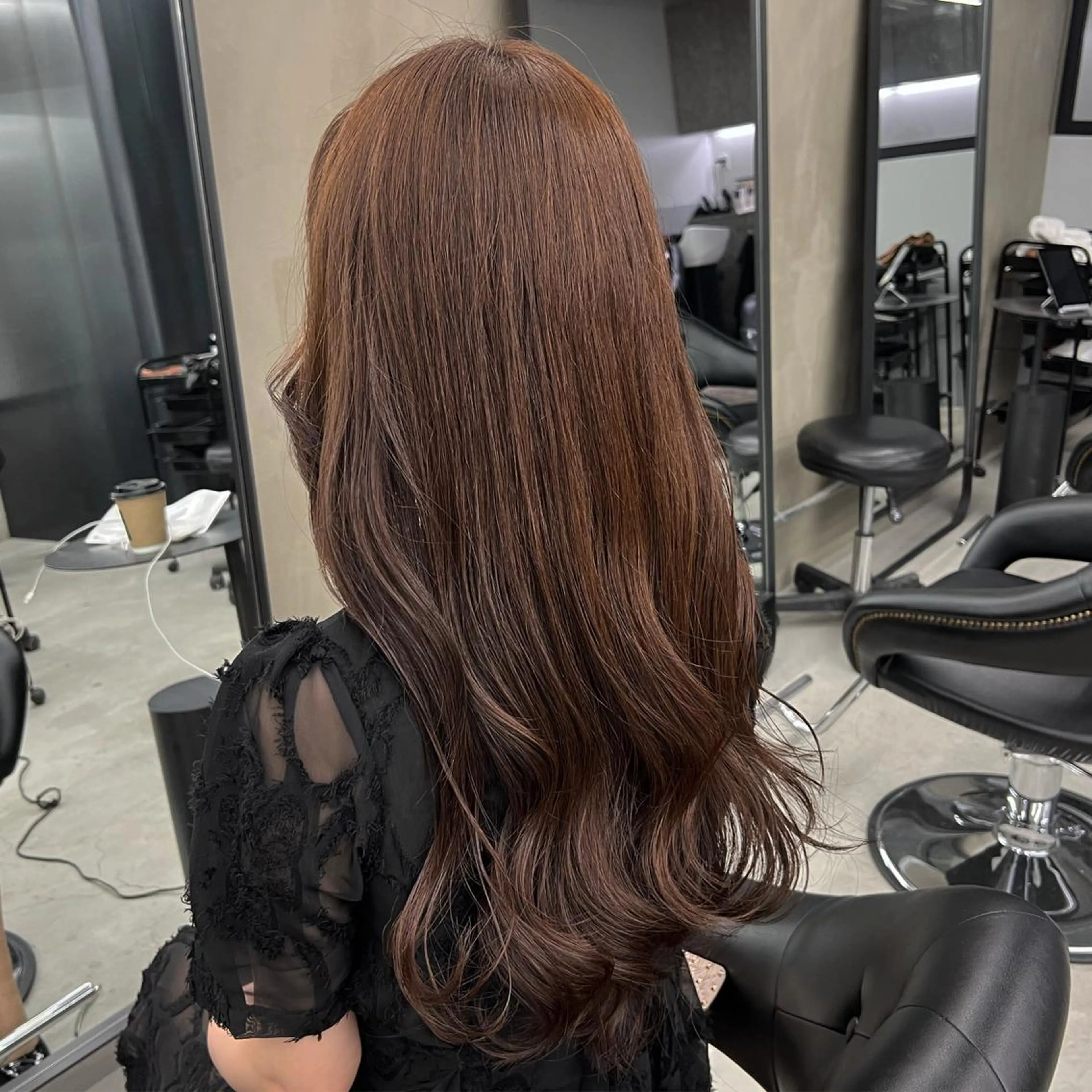 ロング カット ヘアカラー よしのり genieeのヘアスタイル