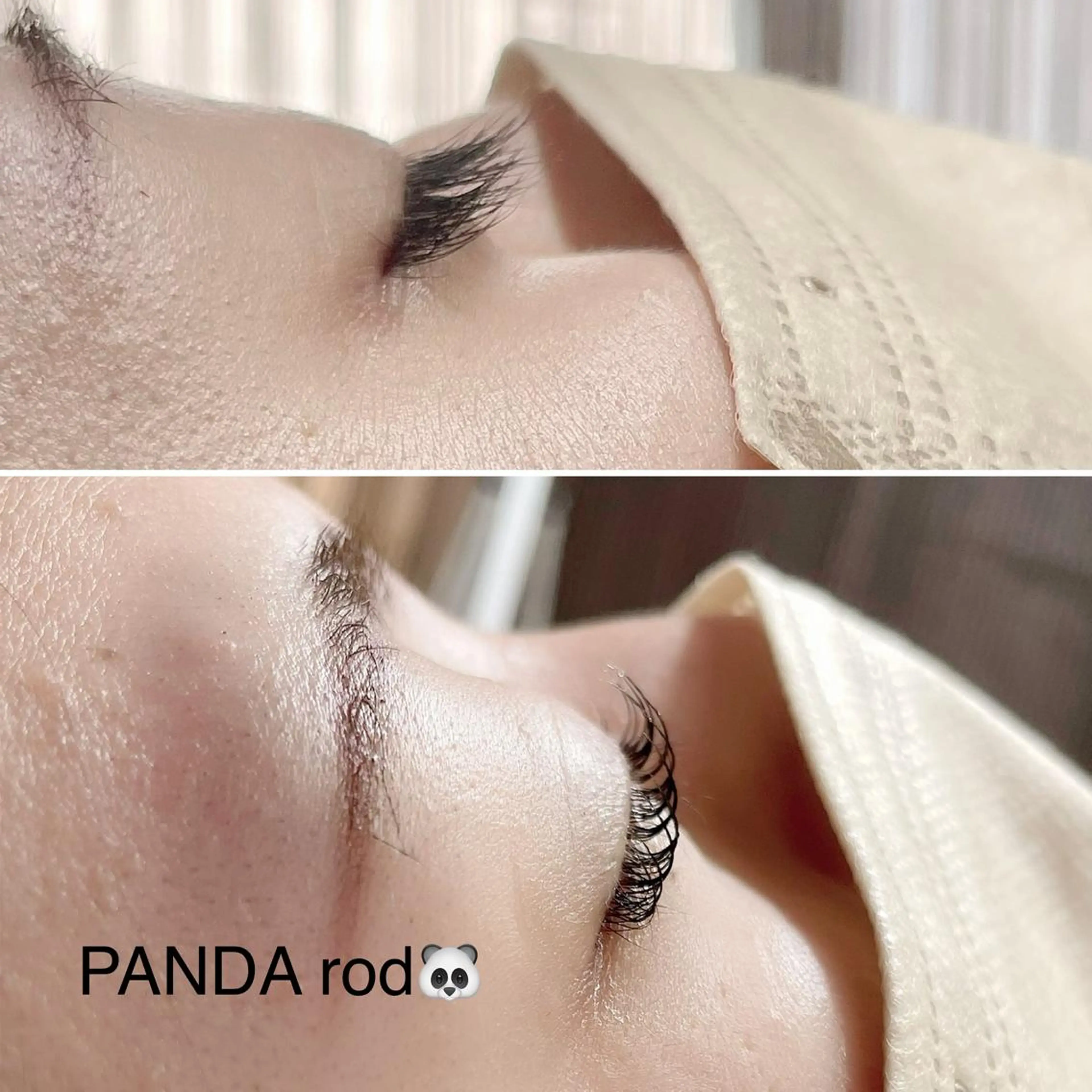 トリートメントまつ毛パーマ＋ブラックティント（中間&後処理&仕上げに高濃度ケラチンTr＋コーティング仕上げ）の写真