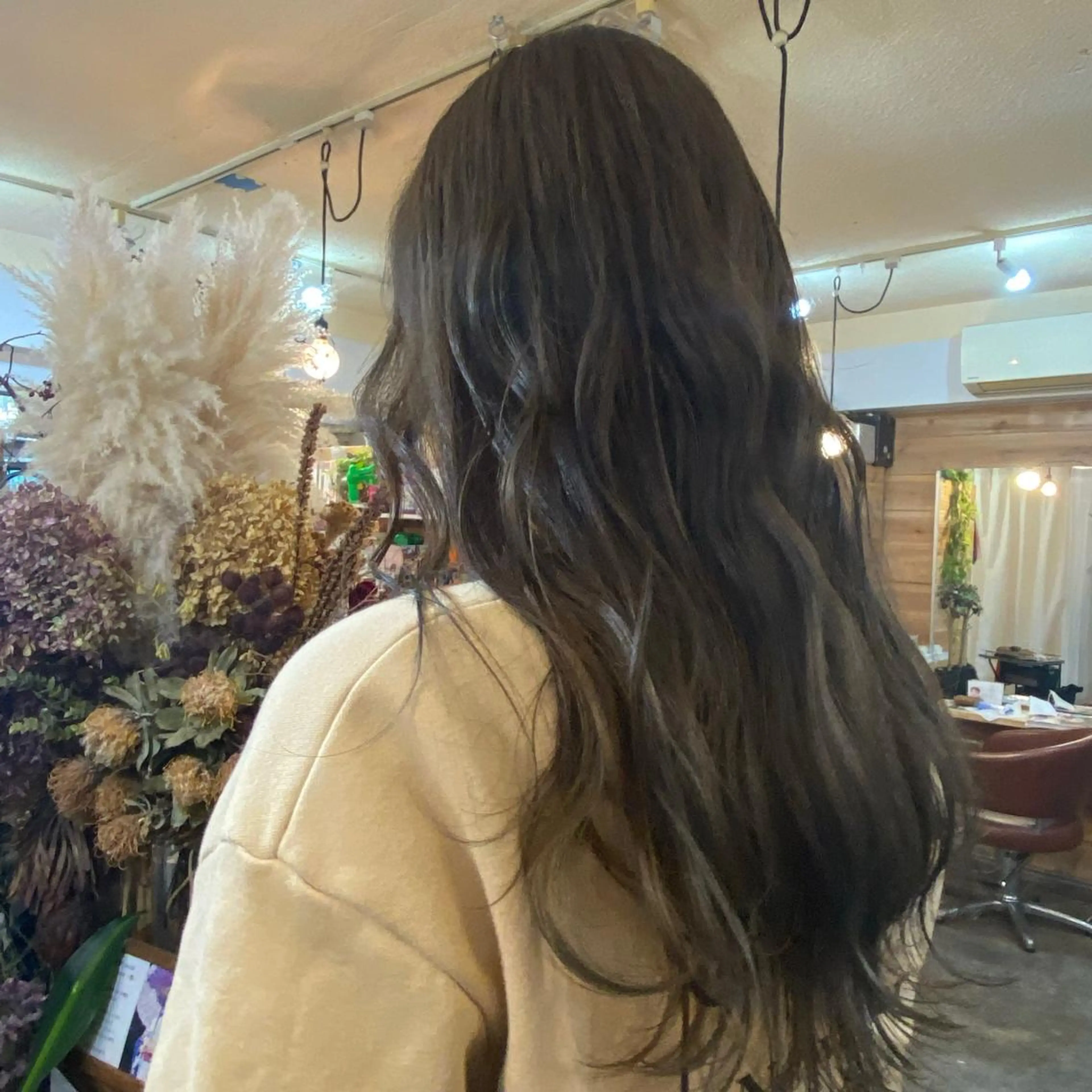 ロング カット ヘアカラー トリートメント 完全個室/ケアカラー 🌟misaki🌟のヘアスタイル