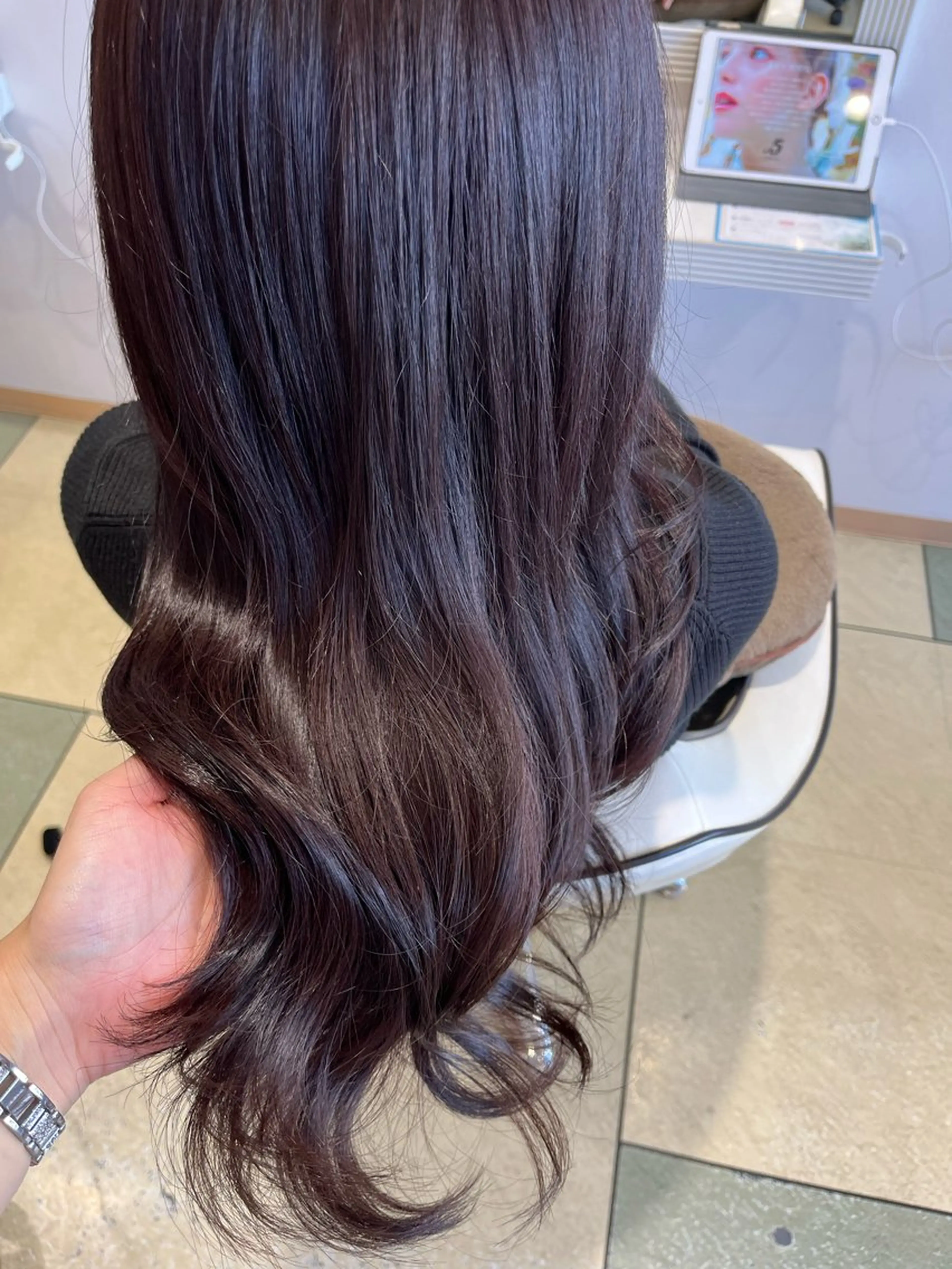 カラー 奈那美🌸 韓国ヘア🌸透明感のヘアスタイル