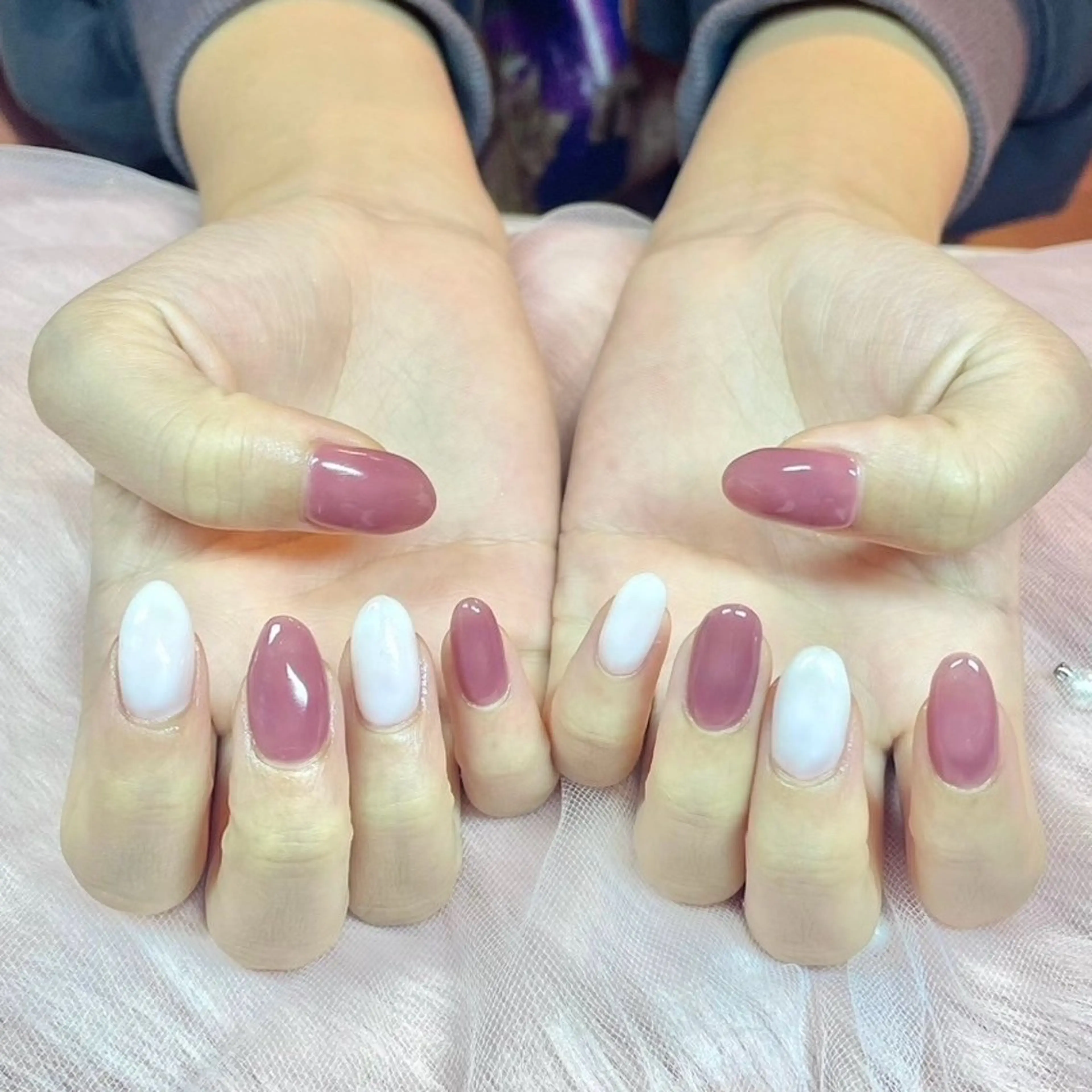 ネイル ワンカラーネイル Alissa Nail所属・長さだし/新栄町駅 Alissaのネイルデザイン