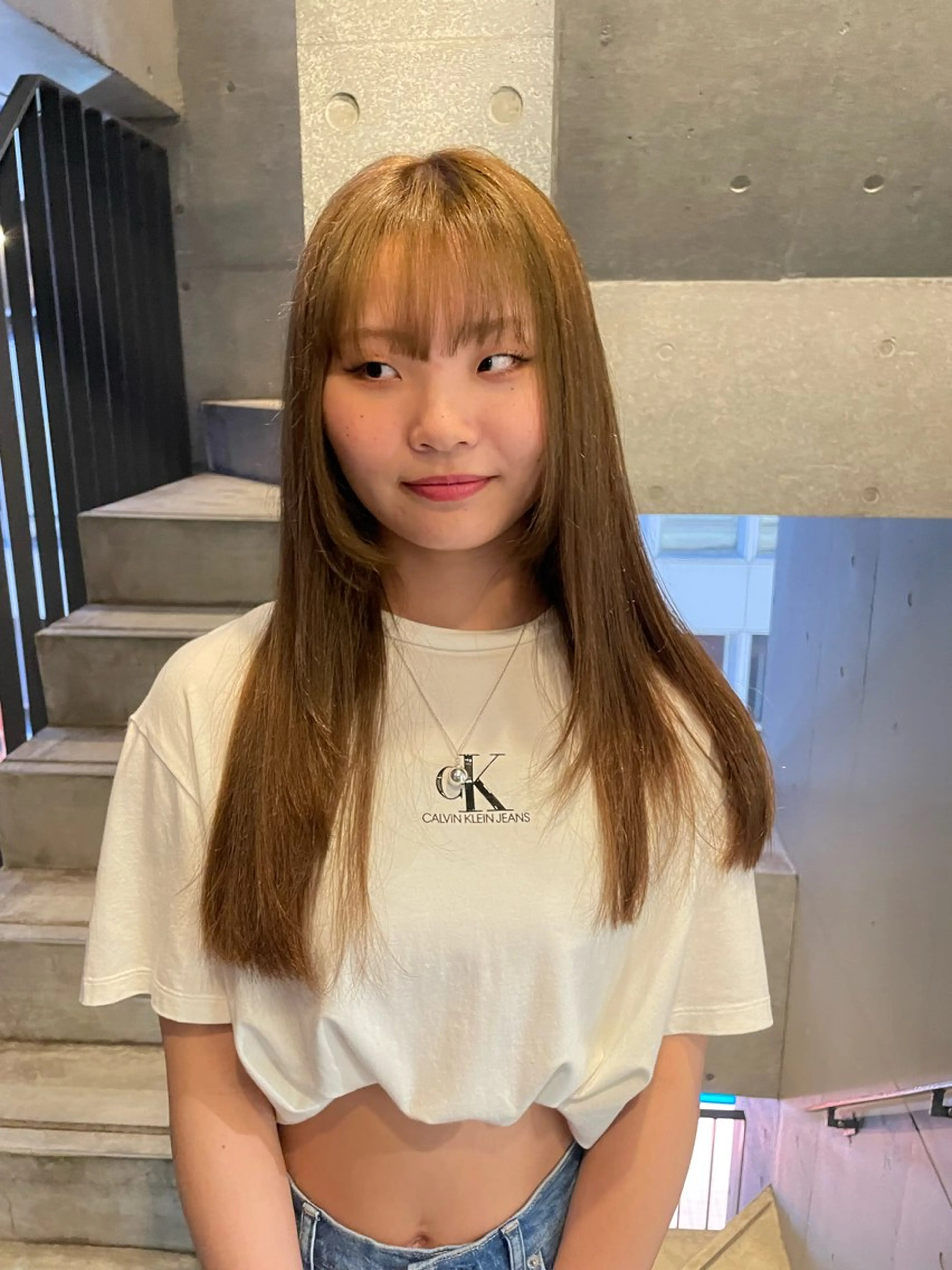 ロング shoko/ 海外ガール風パーマのヘアスタイル