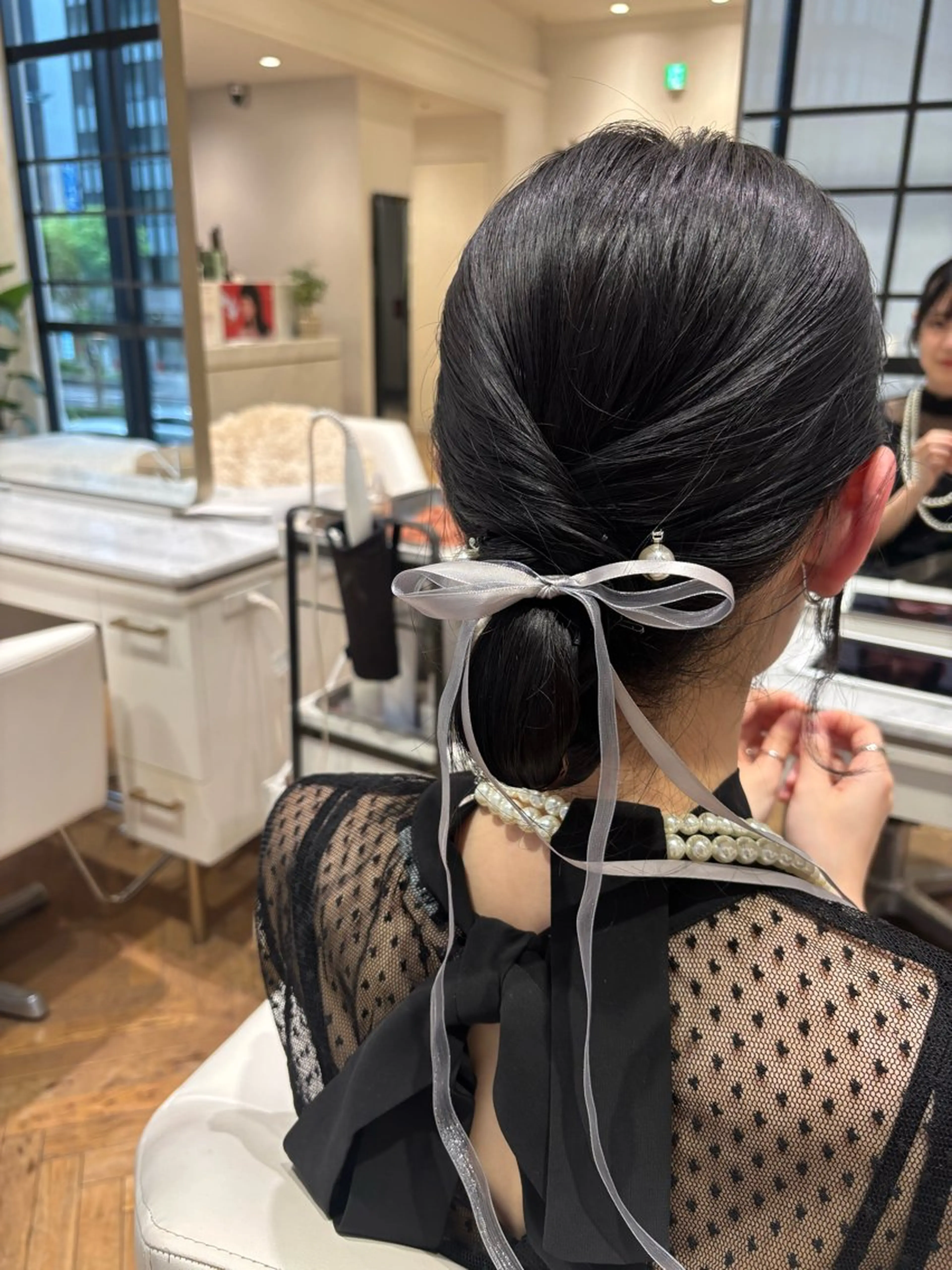 ヘアアレンジ RYONA/大阪/ 韓国風レイヤー🎀のマツエク・マツパデザイン