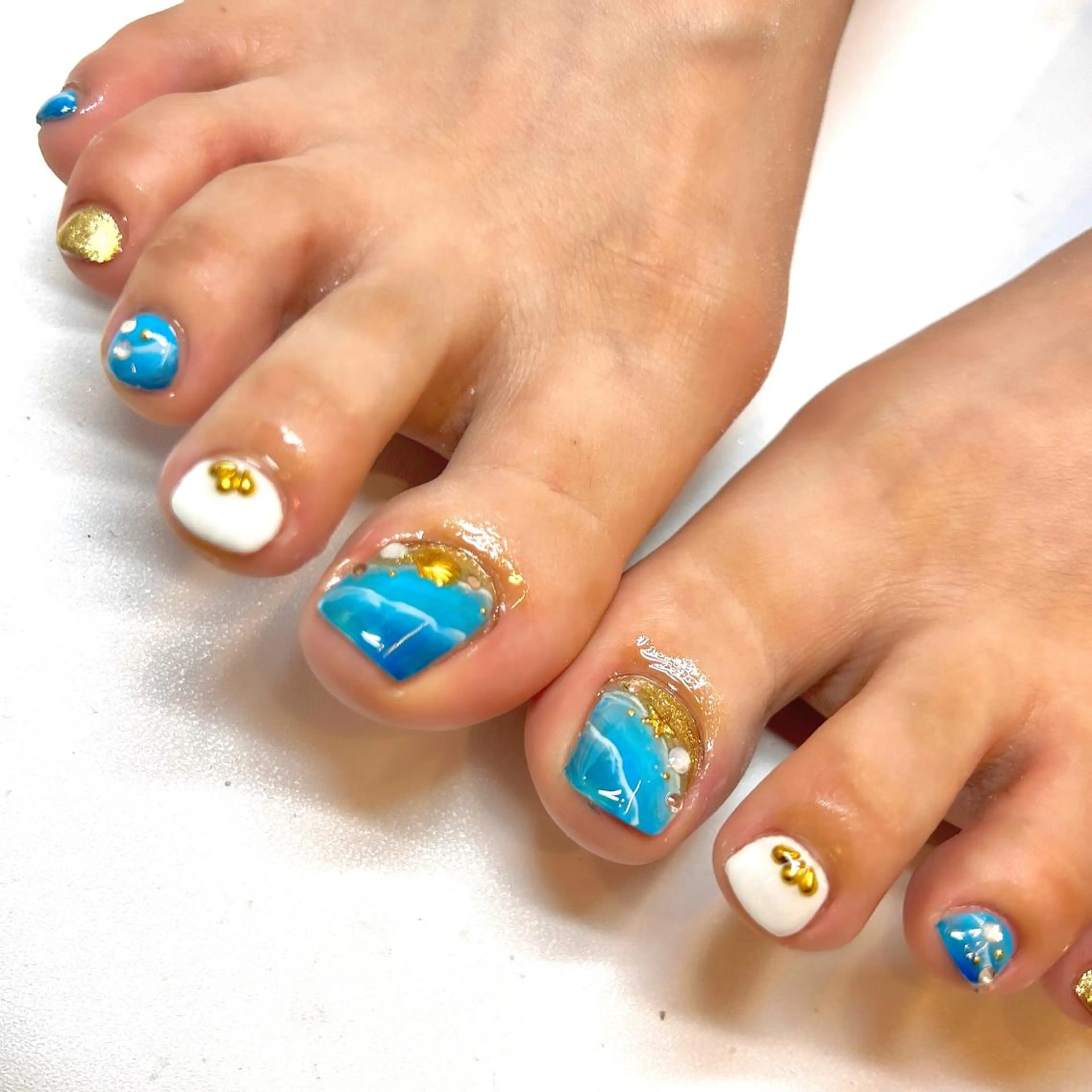 ネイル フットネイル clover nailのネイルデザイン