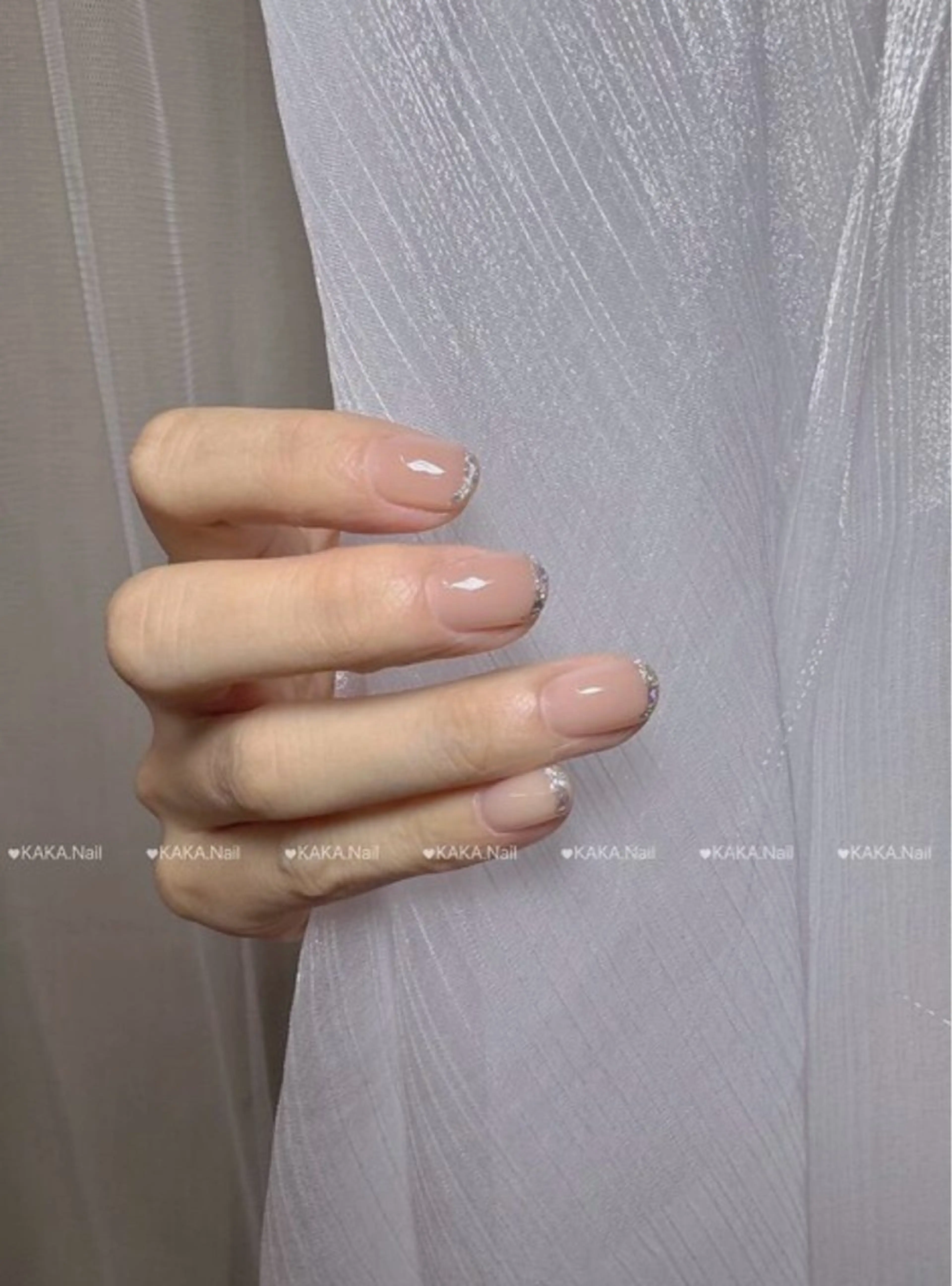 💖ガラスフレンチ-ベース付き（オフなし）の写真