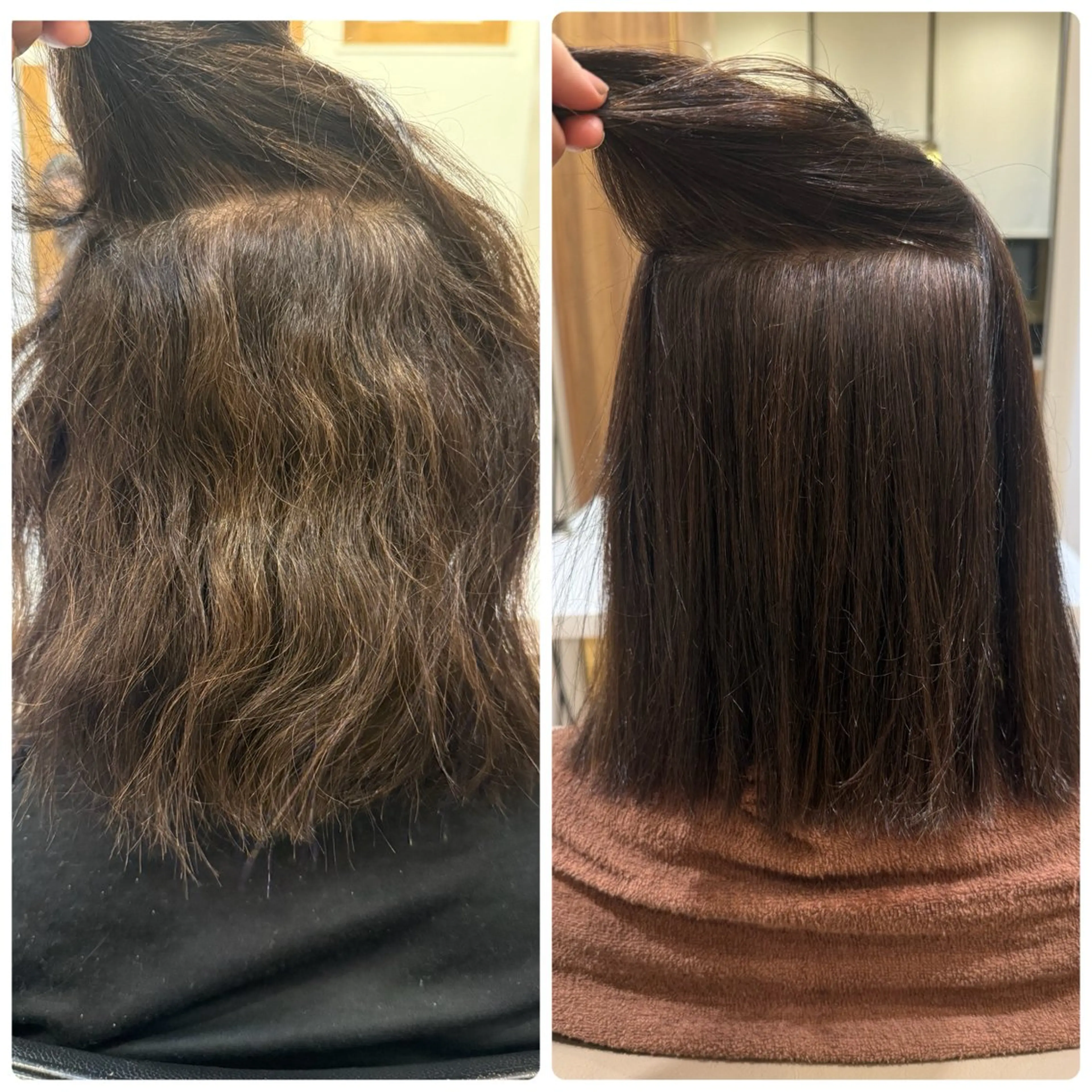 パーマ 縮毛矯正 橋本 萌叶のヘアスタイル