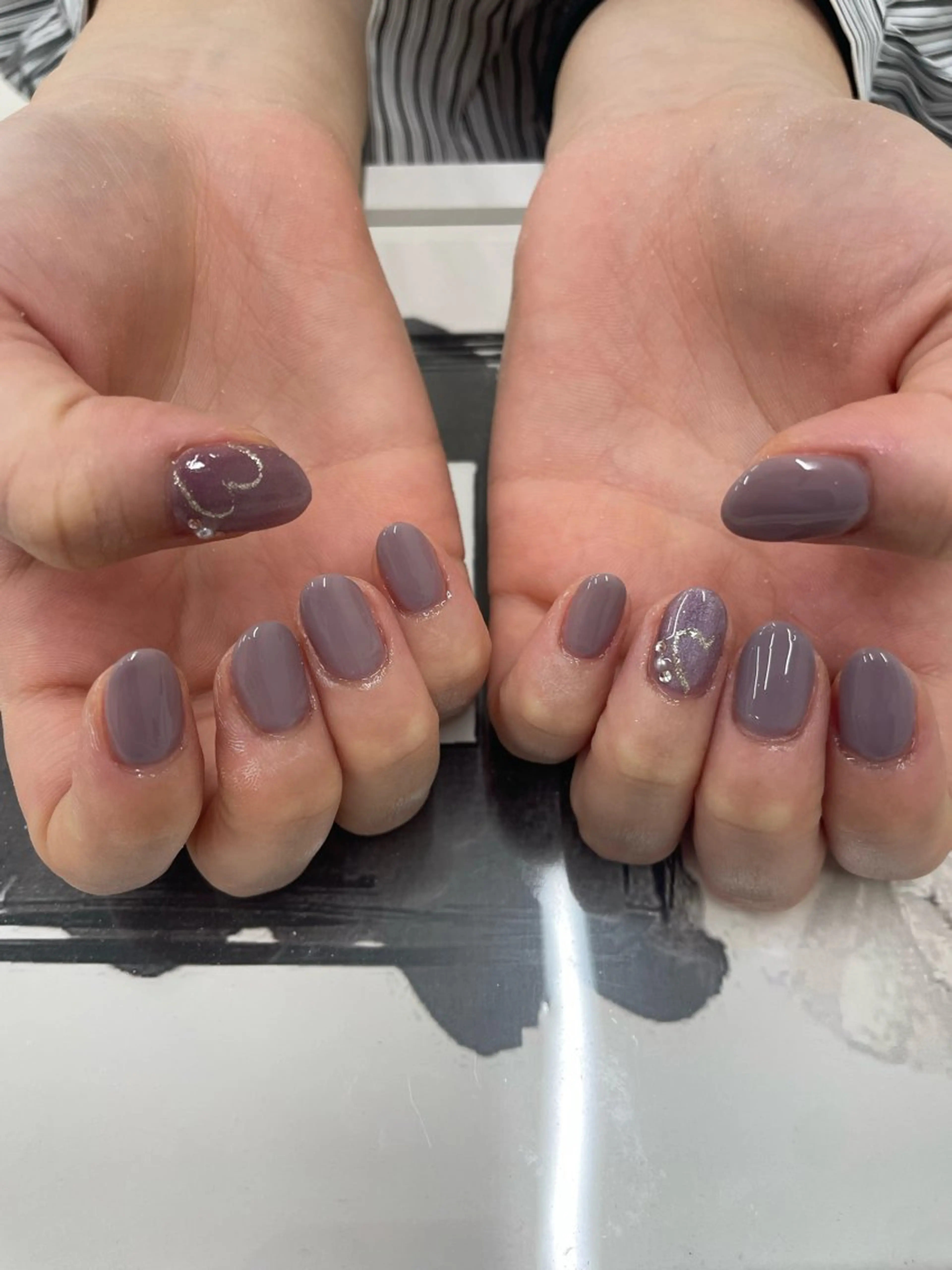 ネイル アートネイル シンプルネイル Kiyone Nail💅🏻✨️のネイルデザイン