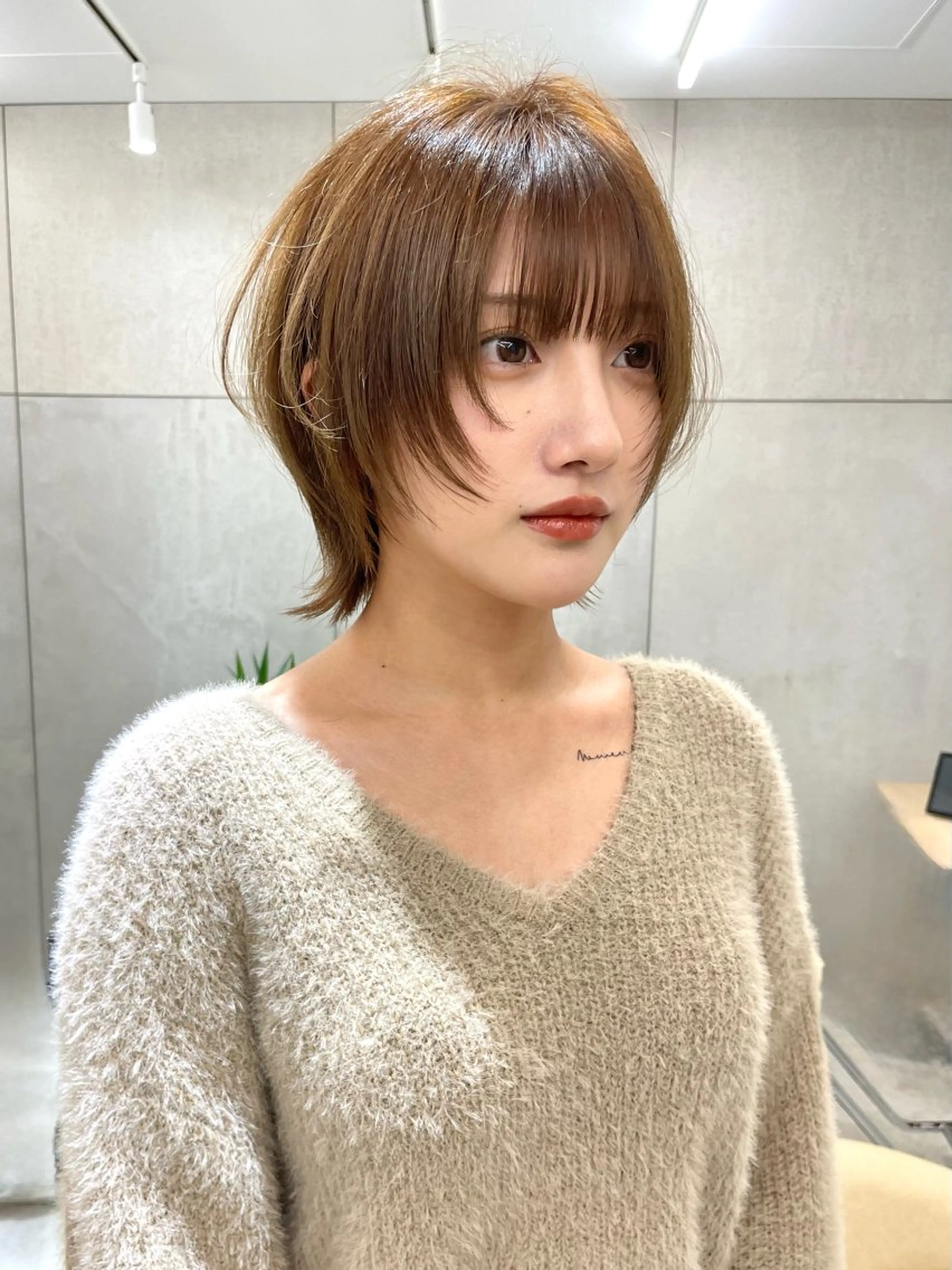 ショート sand所属・ゆい 似合わせカットのヘアスタイル