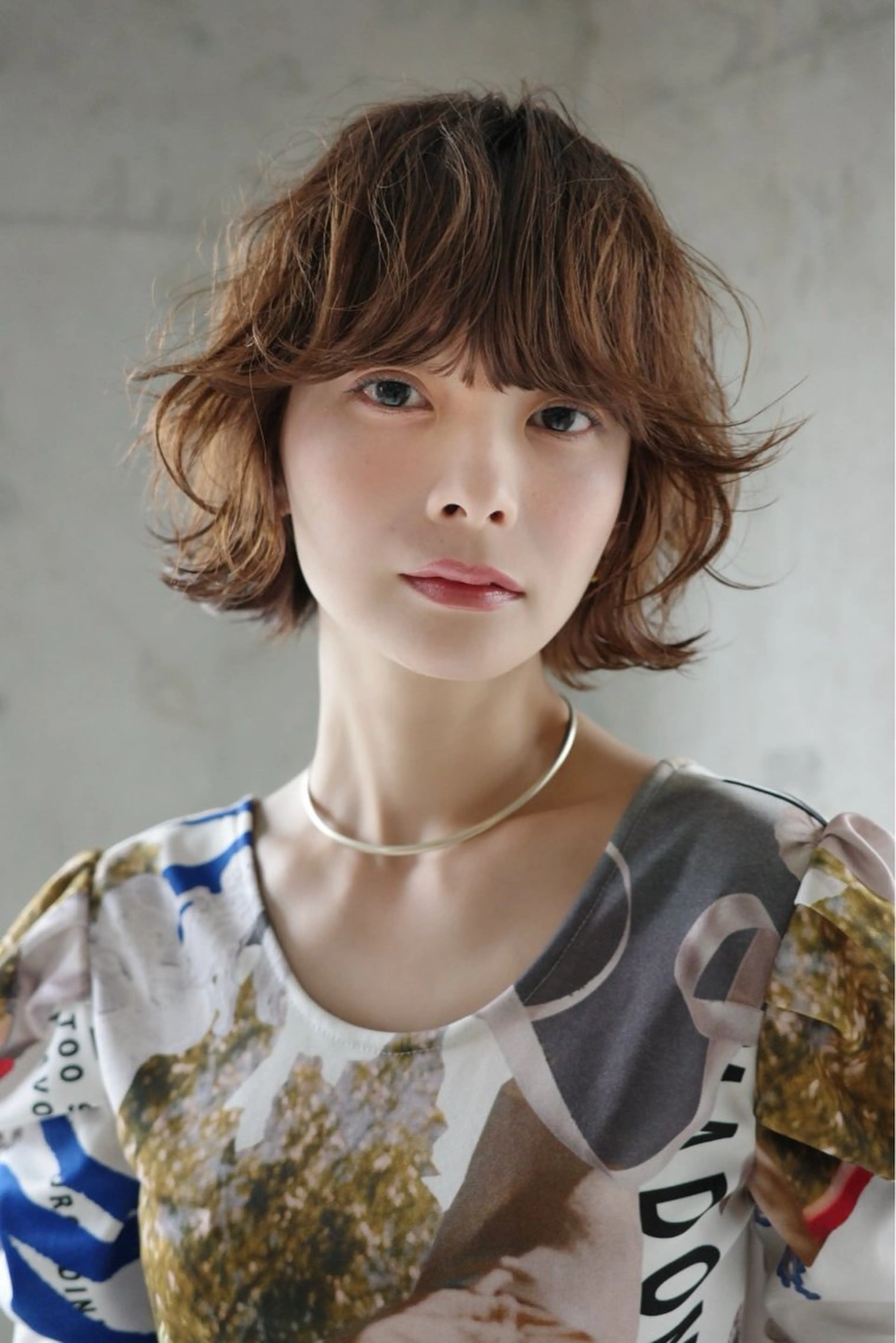 ショート カット パーマ AYUMI ボブ/レイヤーのヘアスタイル