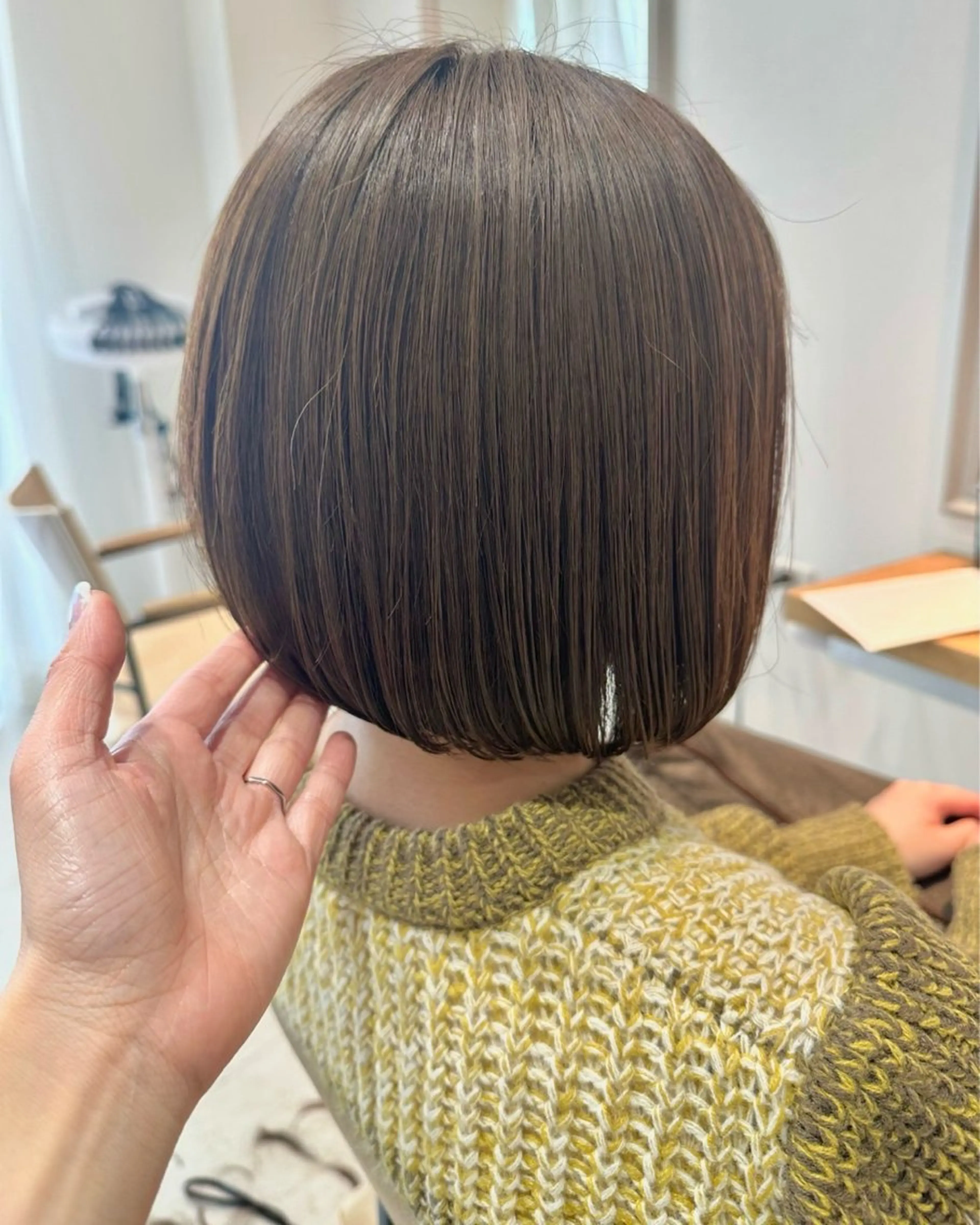 【女性限定】ボブカット ※肩上の長さのみの写真