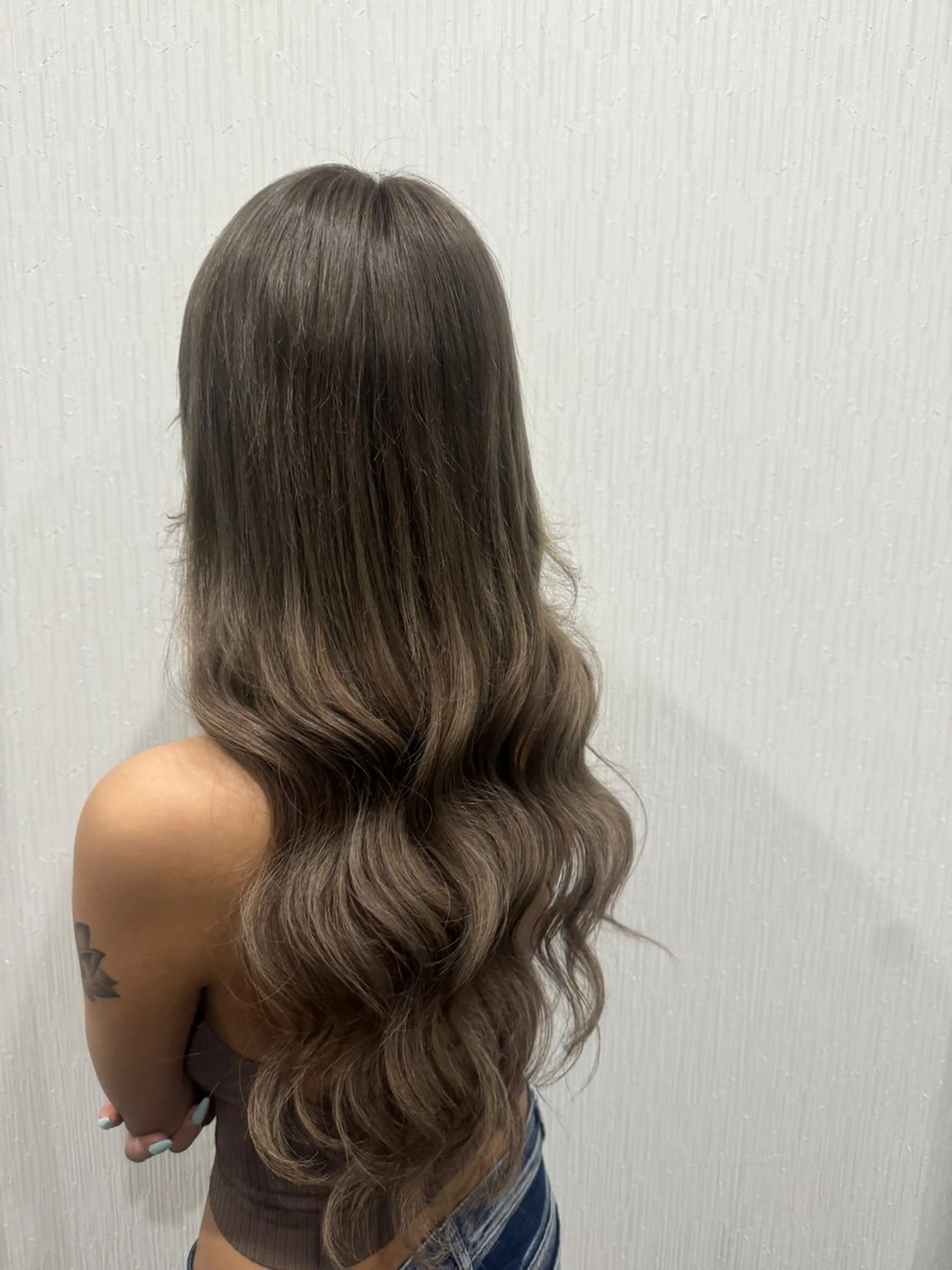 ロング カラー エクステ ひょう/germeのヘアスタイル