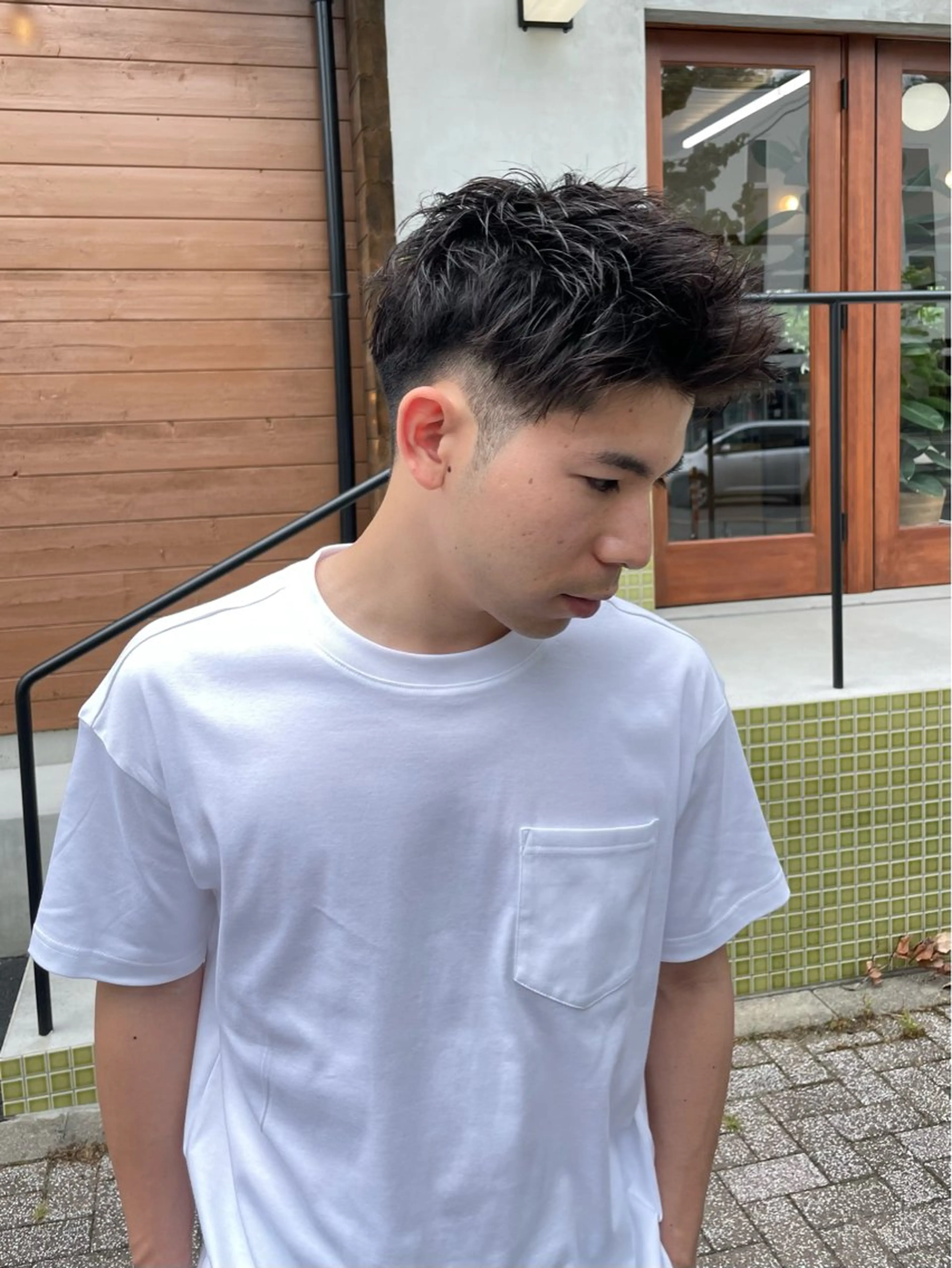 ショート メンズ スパイキーショート 刈り上げ ショートヘア カット 五十嵐 雄毅のヘアスタイル