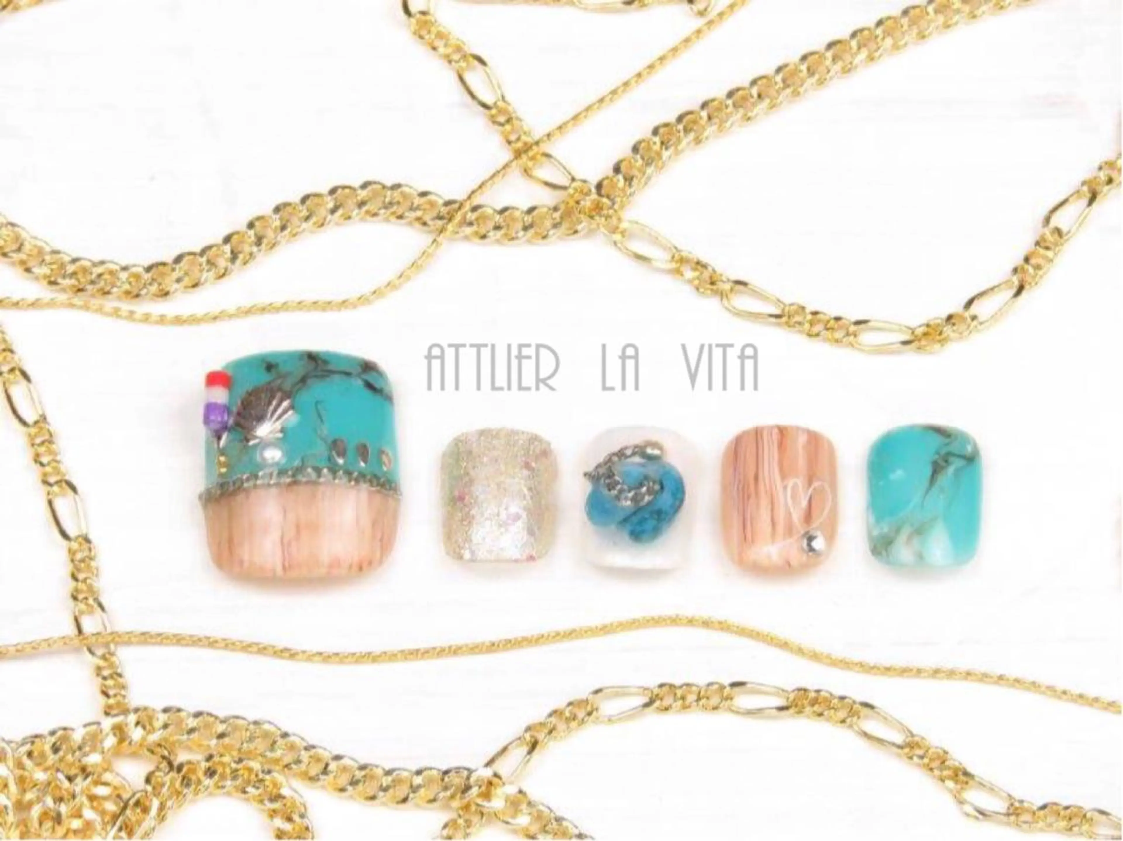 ネイル アートネイル atelier la vita所属・lavita. mimuraのネイルデザイン