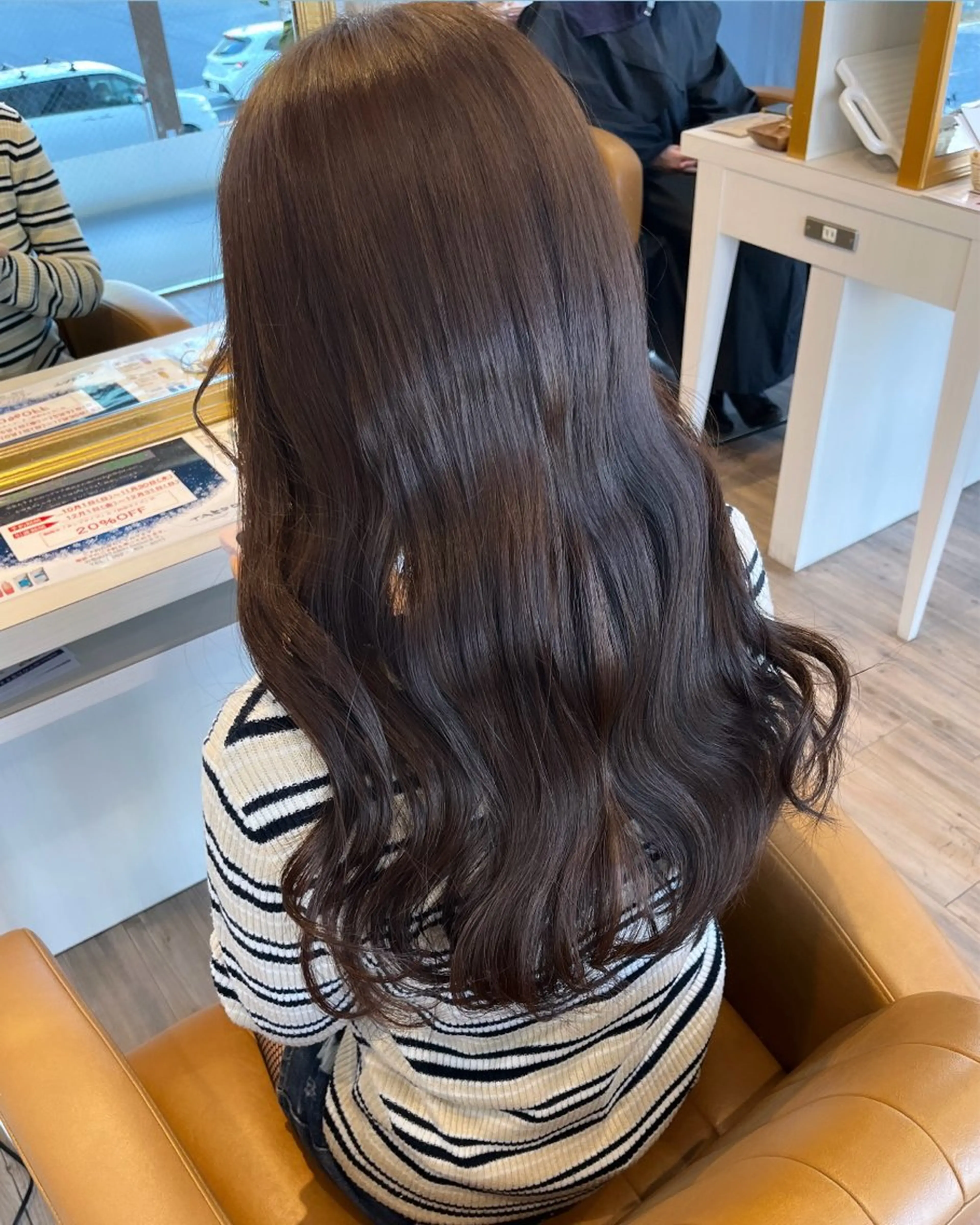 ロング カラー ヘアカラー トリートメント yui🥀/ボブ /ブリーチなしカラーのヘアスタイル