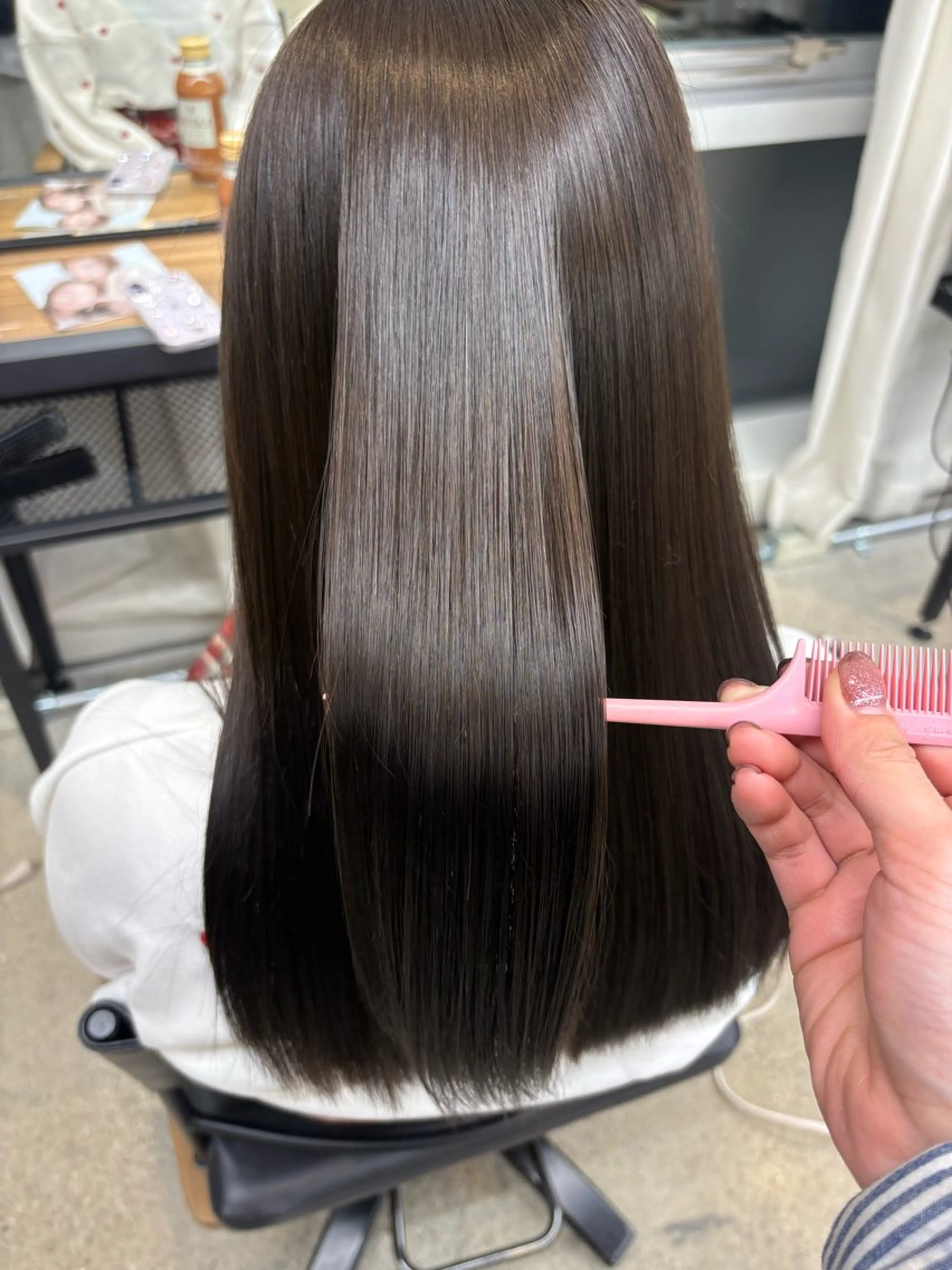 セミロング トリートメント 🎀RAMU🎀 暖色カラー/透明感のヘアスタイル