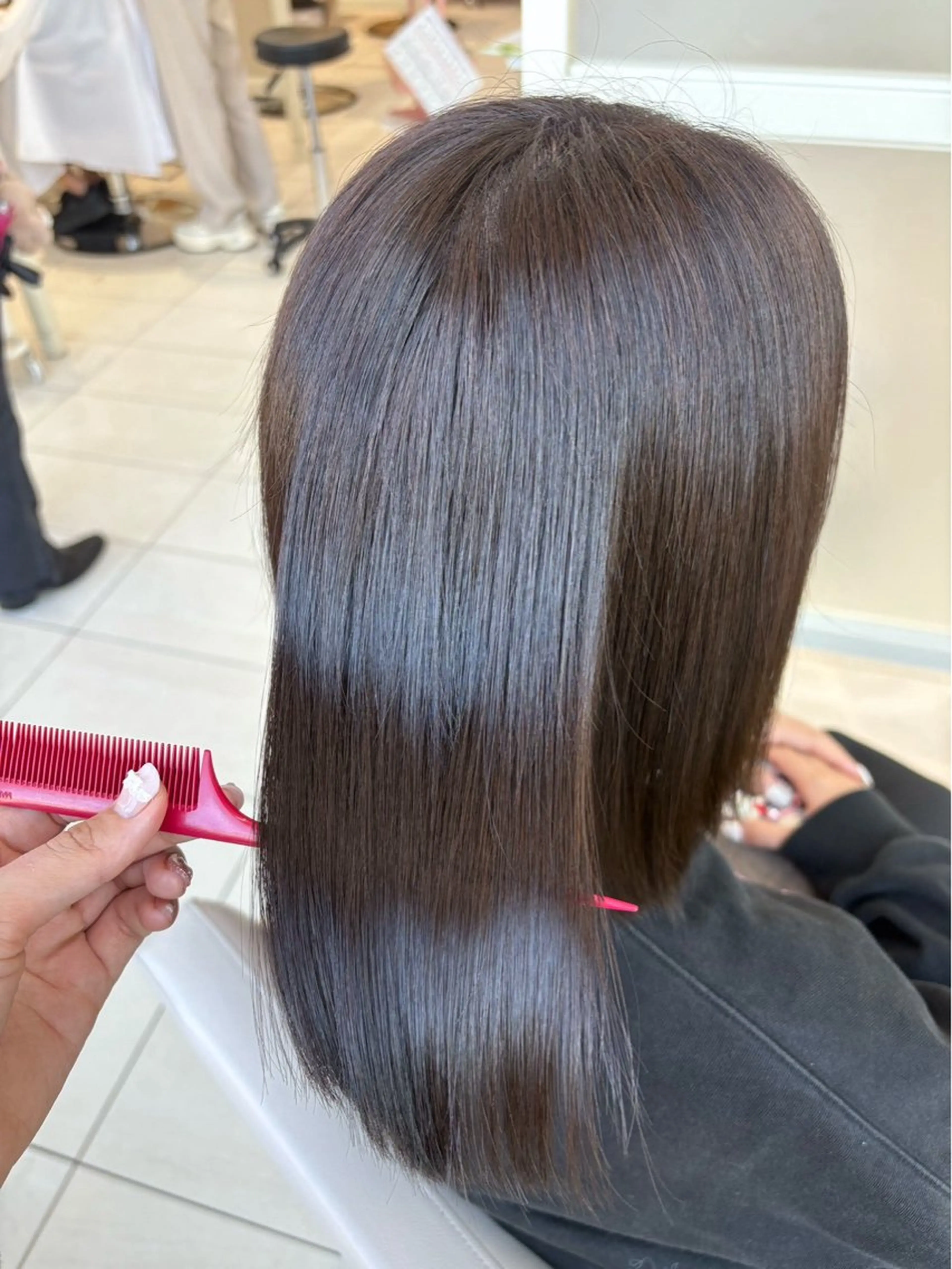 ロング カラー ヘアカラー トリートメント 齋藤 俊知のヘアスタイル