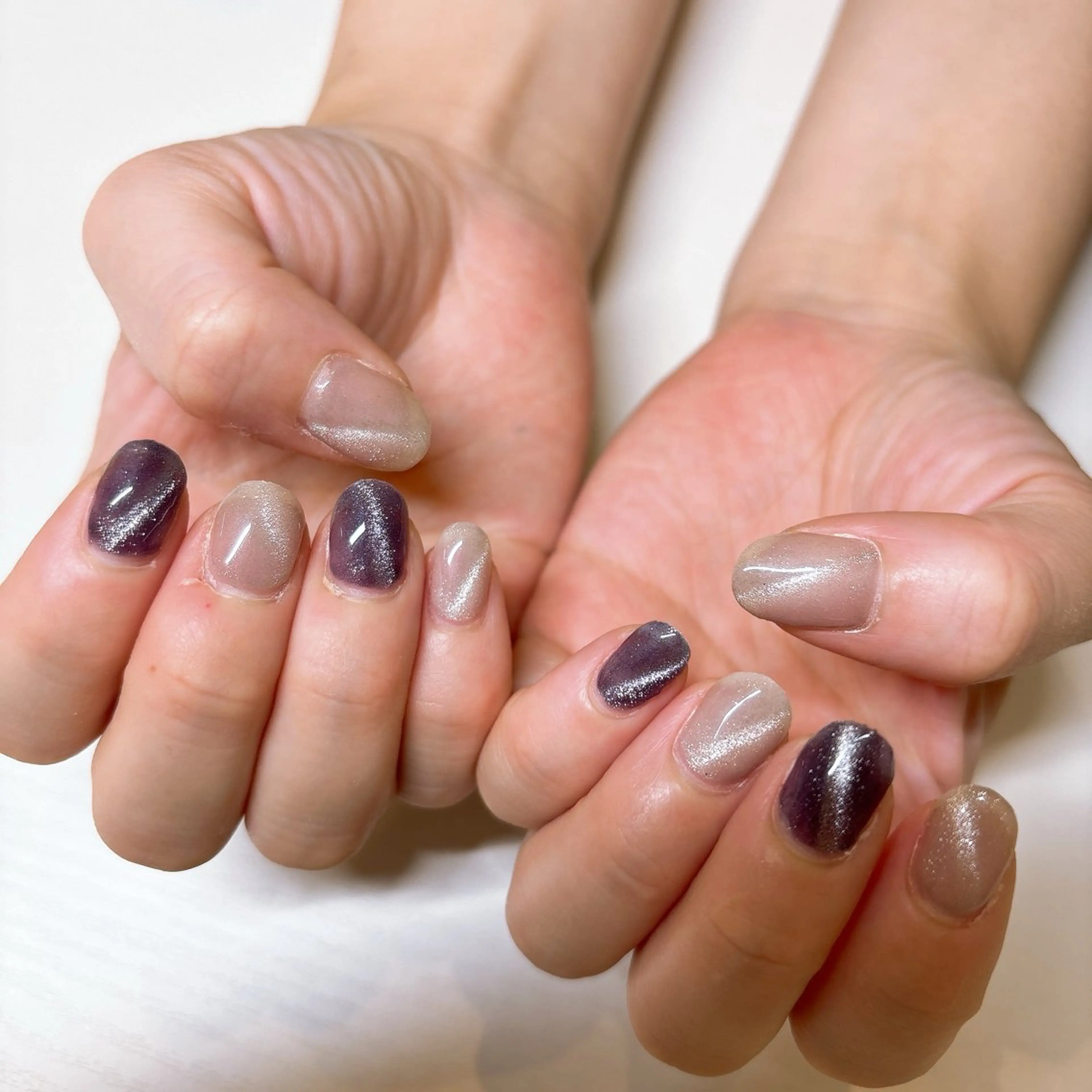 ネイル マグネットネイル 冬ネイル クリスマス ハンドネイル MARUYAMA MIKIのネイルデザイン