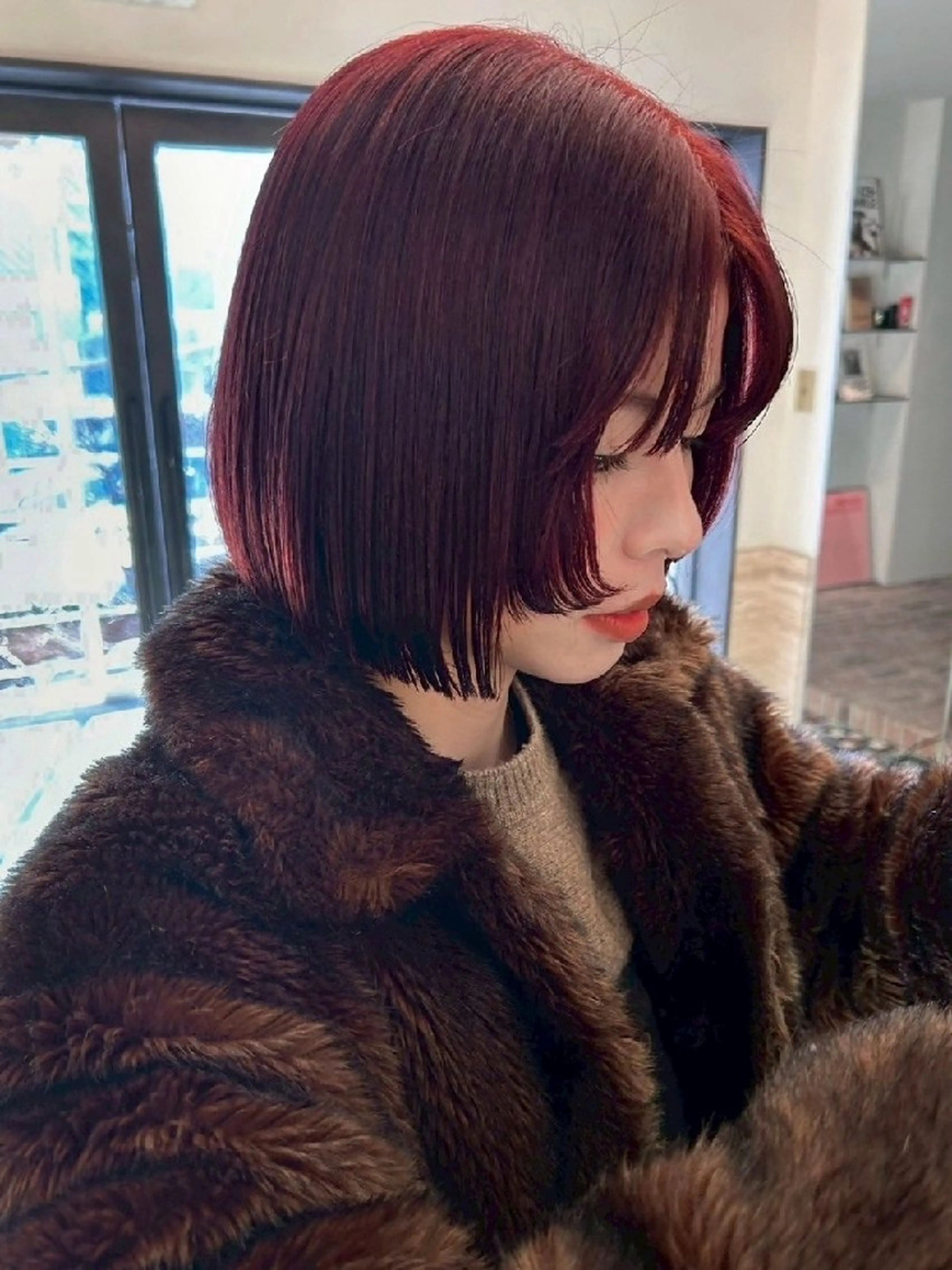 ミディアム ヘアカラー トリートメント ケアブリーチ特化 same 🦈のヘアスタイル