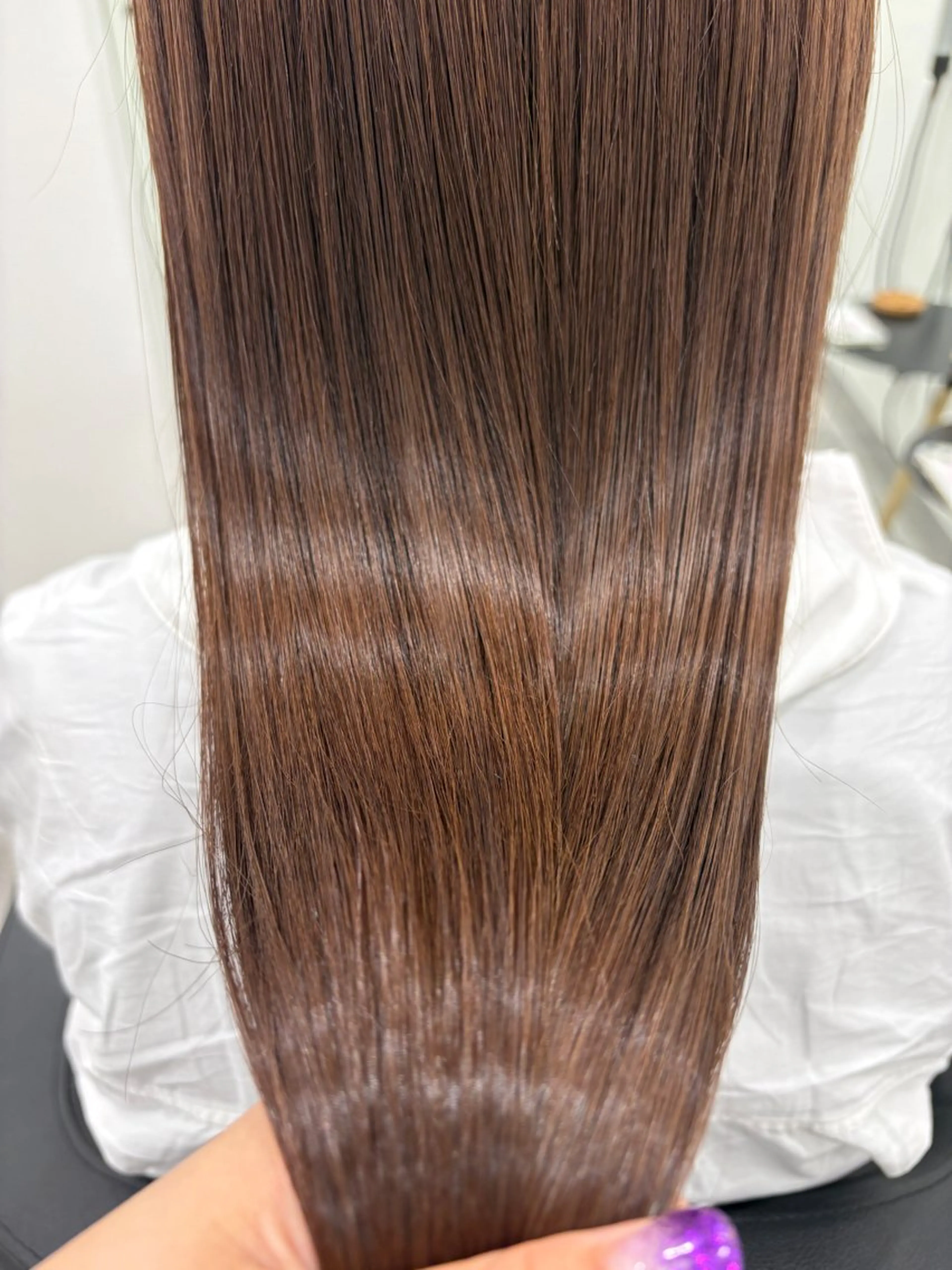 ロング カラー ヘアアレンジ ブリーチ ケアブリーチ ボブ 韓国風ヘア レイヤーカット 💝似合わせカット& カラーＵｒｕｎａ💝のヘアスタイル