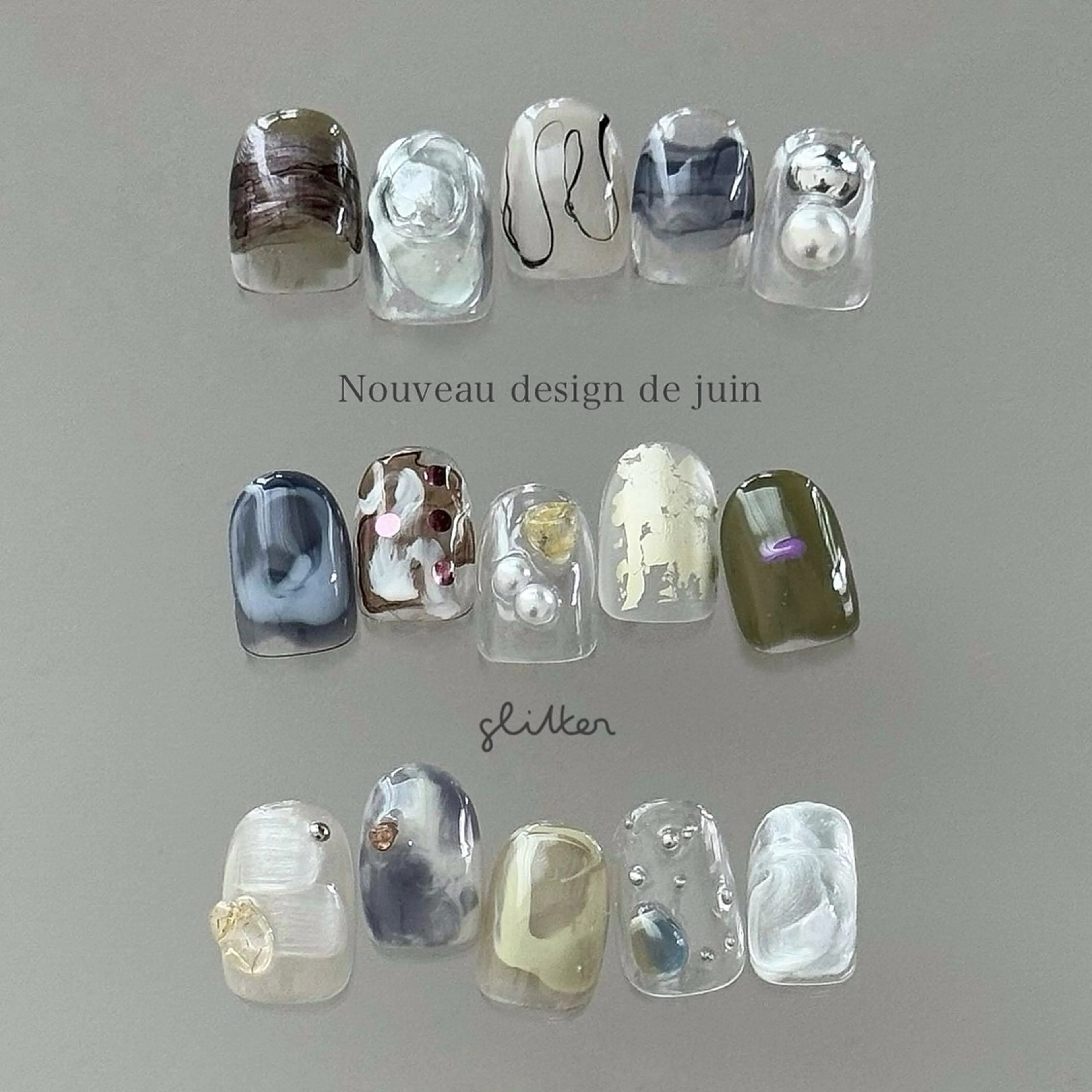 ネイル glitter 池袋のネイルデザイン