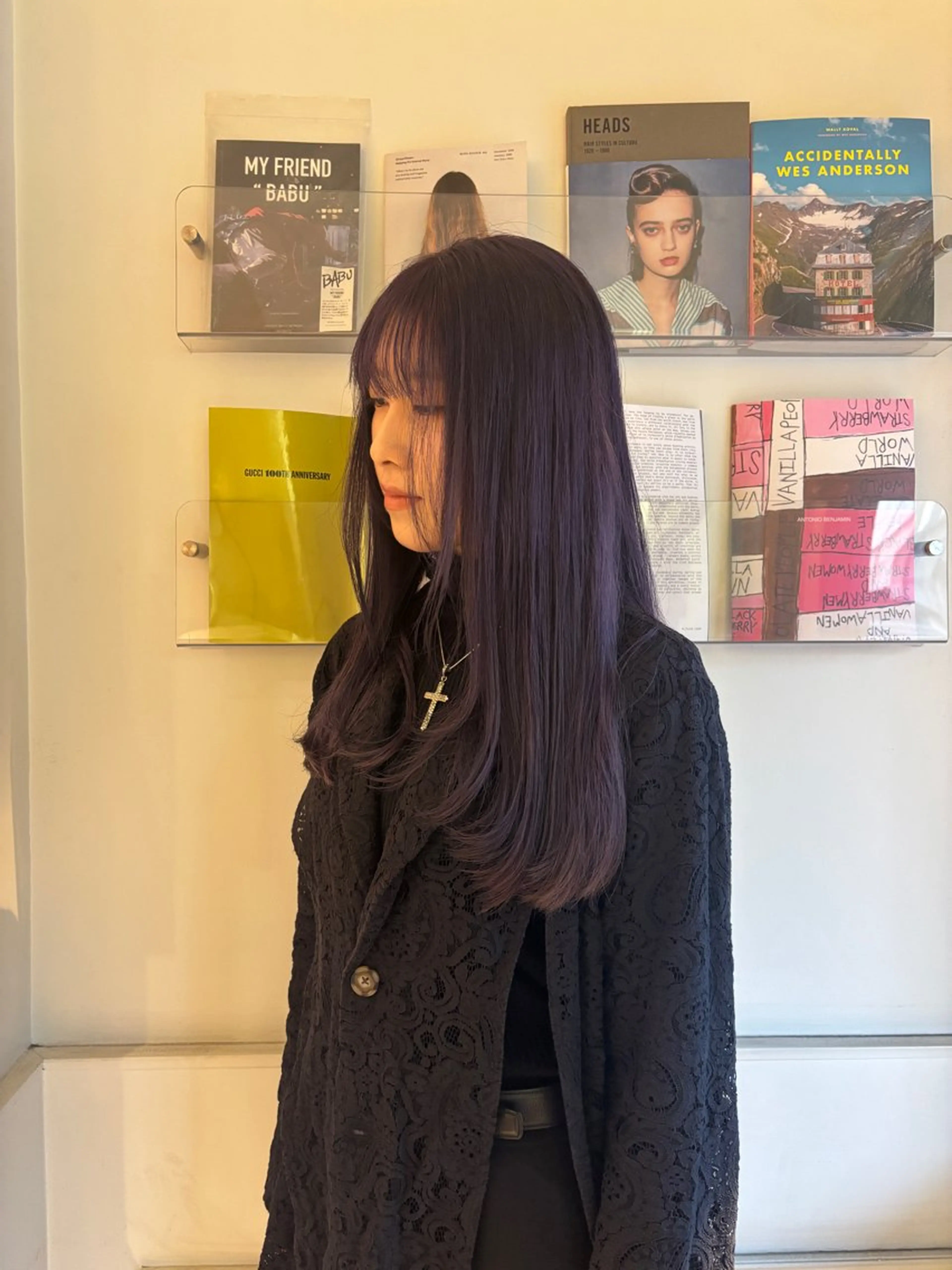 ロング ヘアカラー トリートメント saya/似合わせ /透明感カラーのヘアスタイル