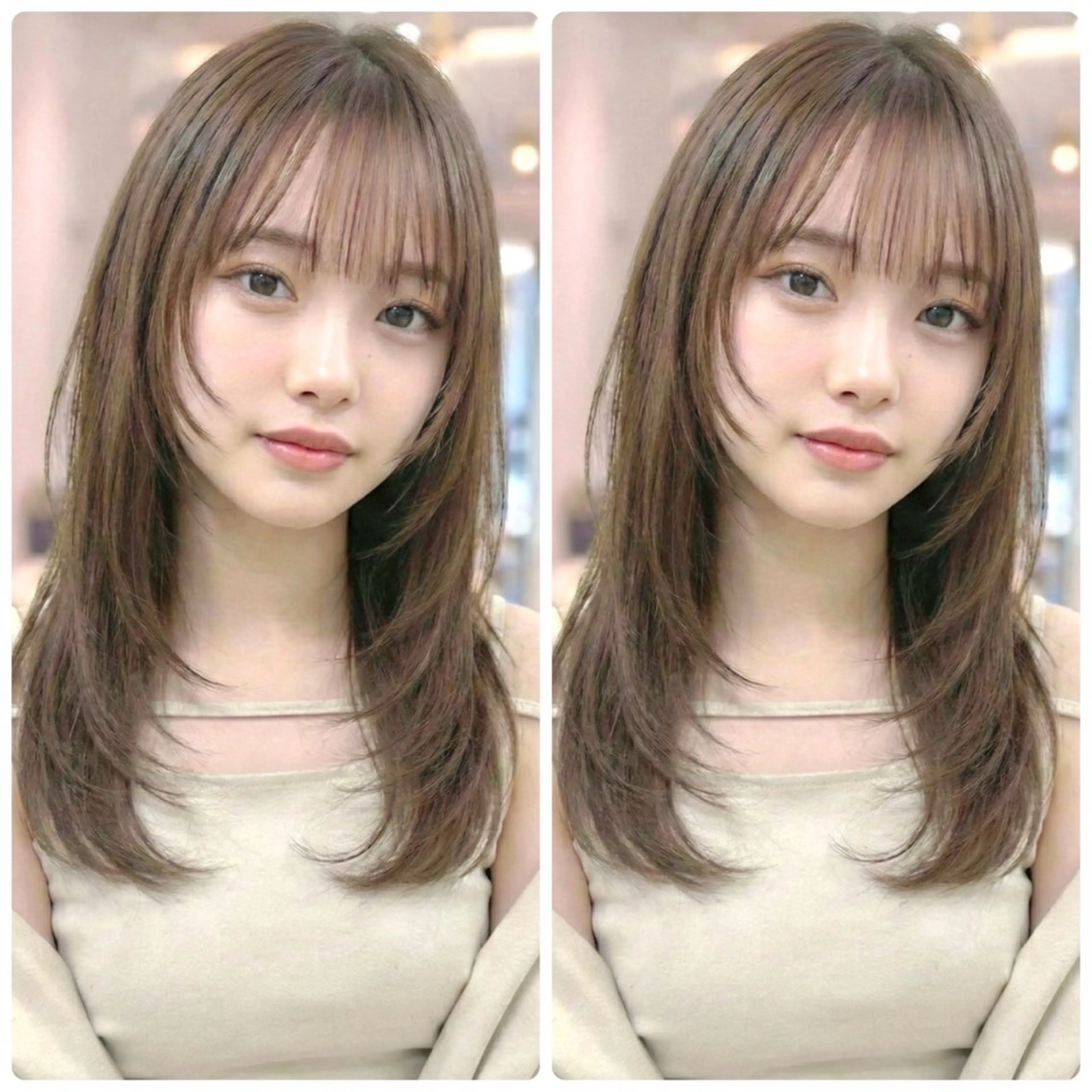 ロング レイヤーカット カット トリートメント 1ｍｍまでこだわる レイヤー🫧若葉🪞のヘアスタイル