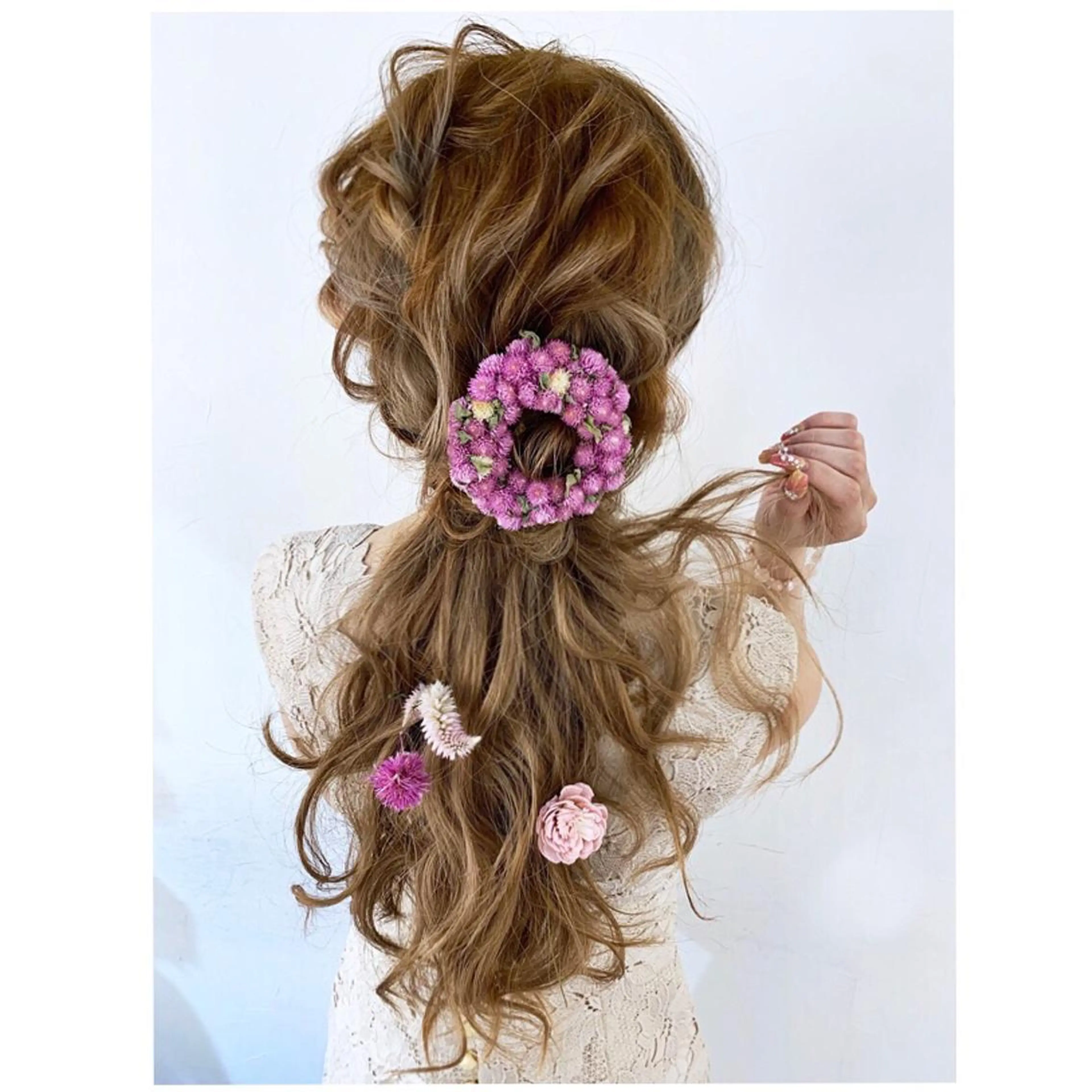 ロング ヘアメイク エンカレッジのヘアスタイル