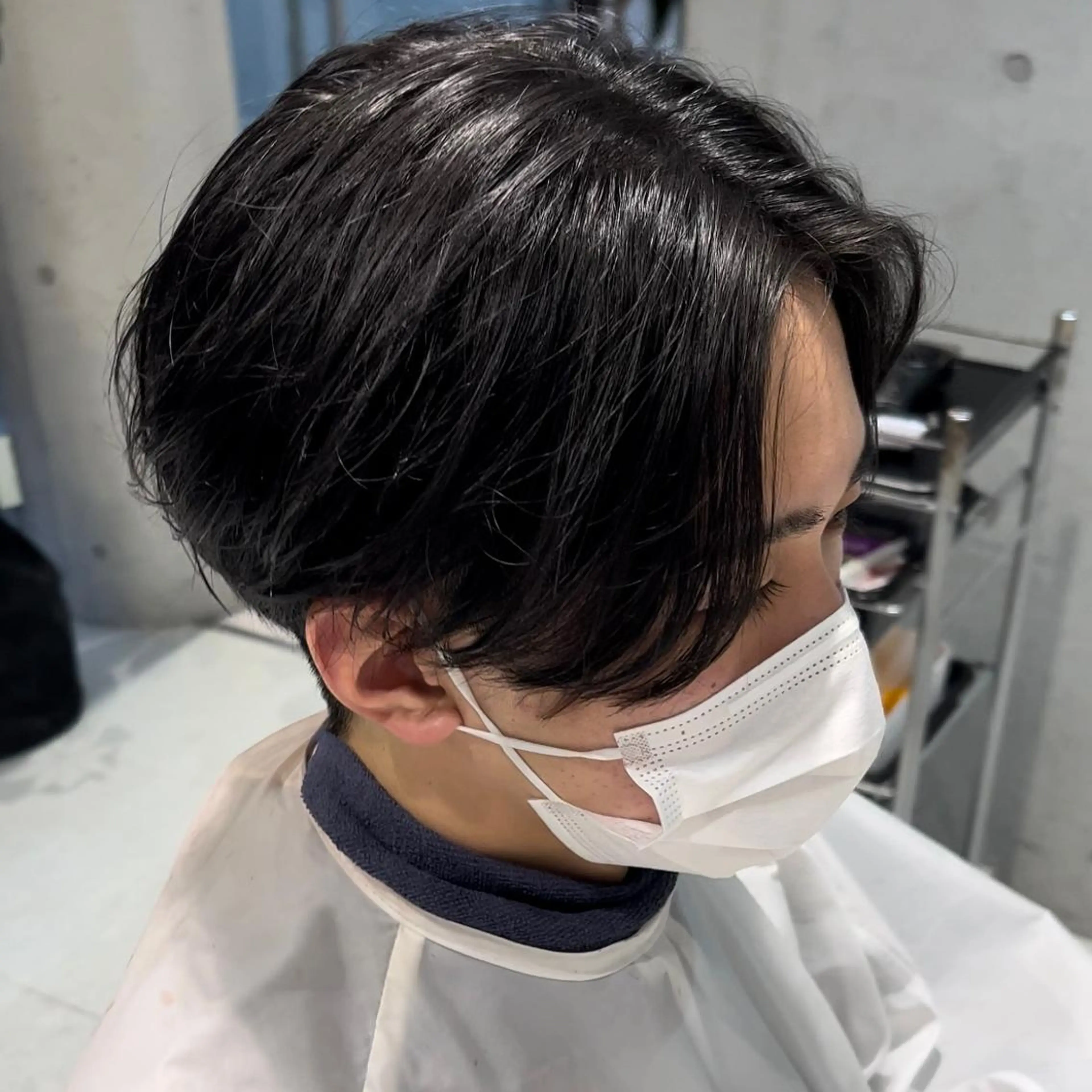 ショート カラー パーマ メンズ アイブロウ カット パーマ トリートメント ヘアセット 丁寧なカウンセリング 🌿Chiemi🌿のヘアスタイル