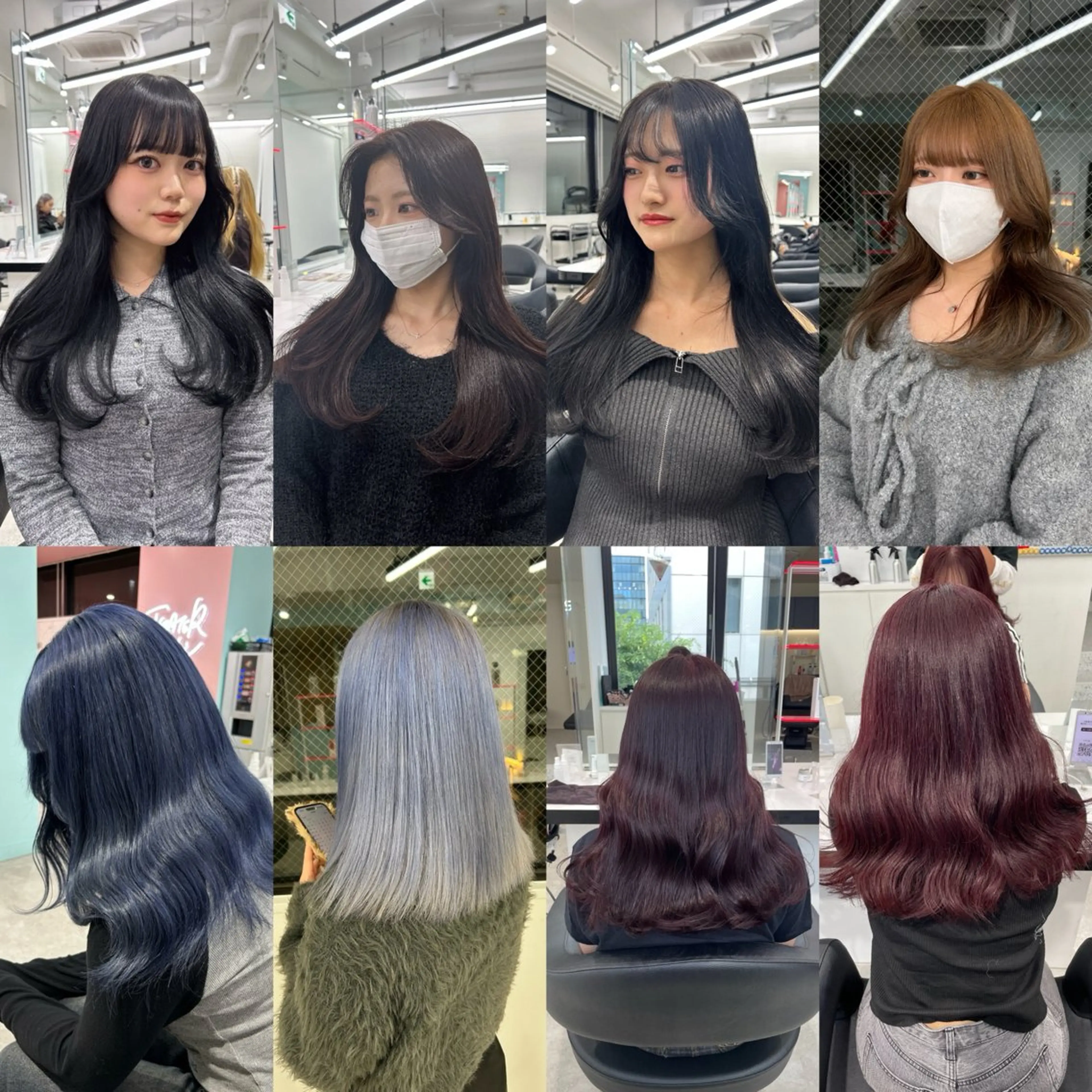 ロング カラー 履歴修正屋さん／ ブロンド／ホワイトのヘアスタイル