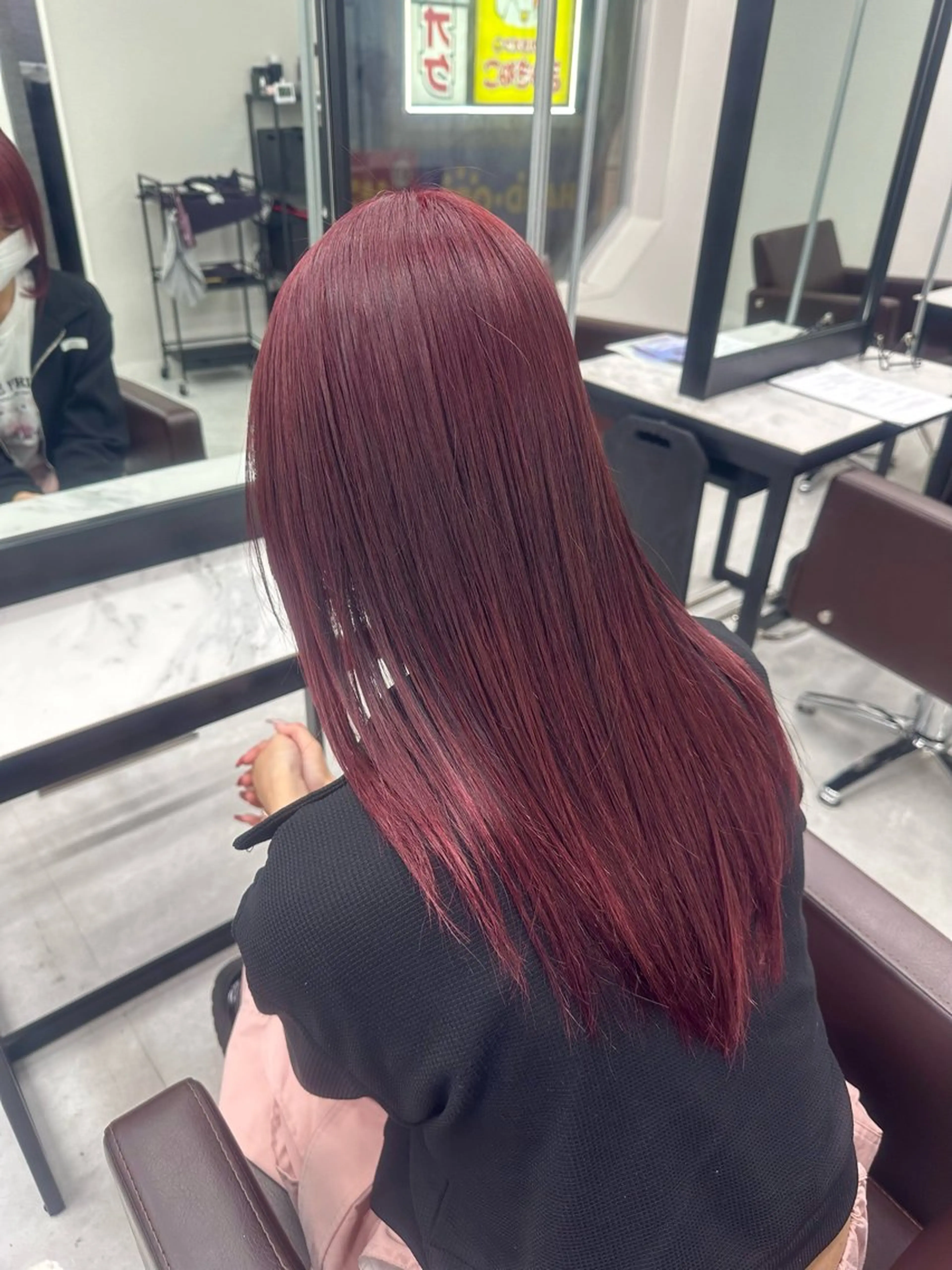 ロング カラー ヘアカラー ニュアンス/フェザー /ウルフ/伶馬のヘアスタイル