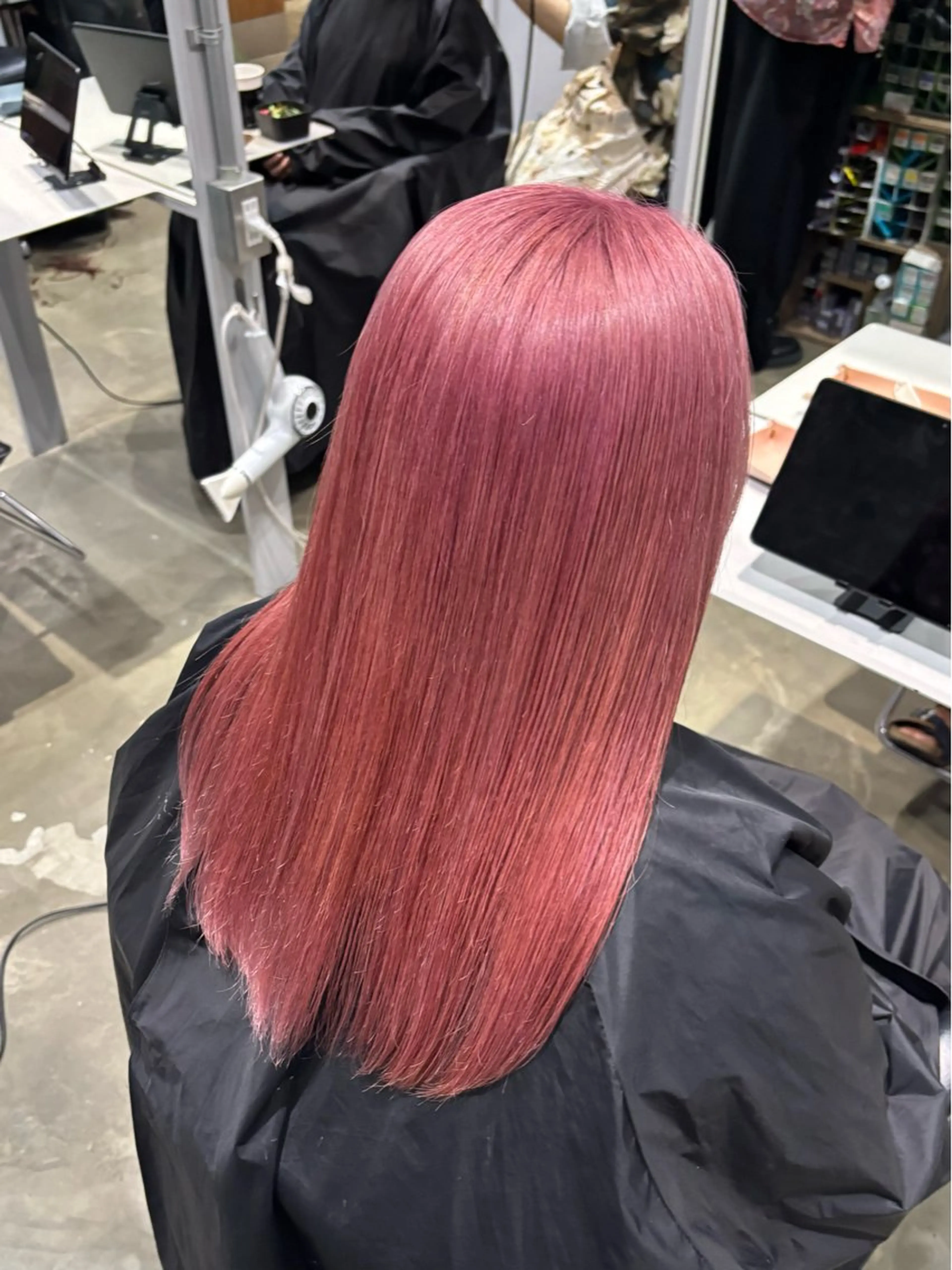 セミロング カラー バレイヤージュ ベージュカラー ブリーチ ケアブリーチ 透明感カラー ヘアカラー 【C'LD】 Mimoのヘアスタイル