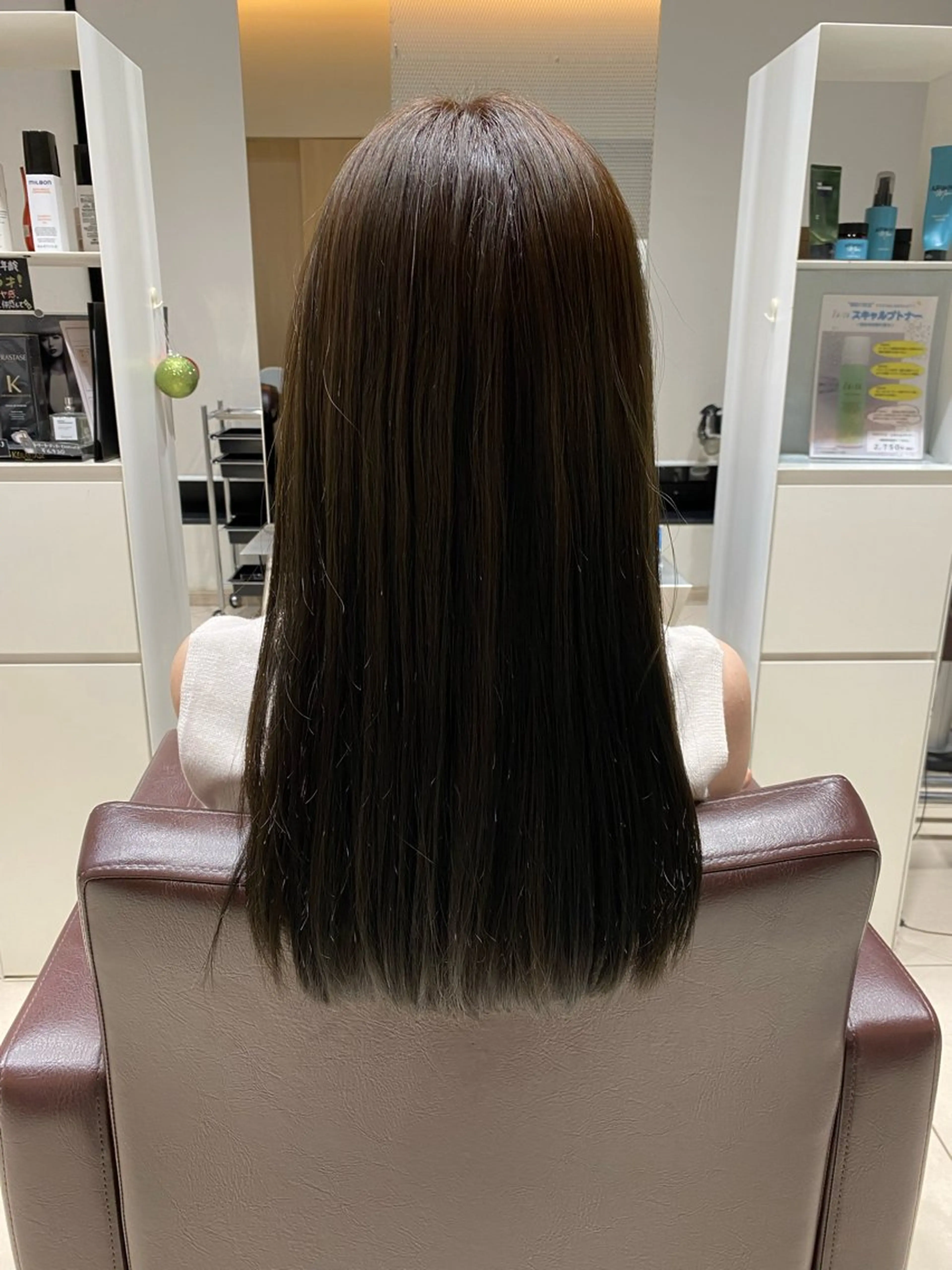 【しっかりと癖を伸ばしたい方⭐️】カット+縮毛矯正+ケアトリートメントの写真