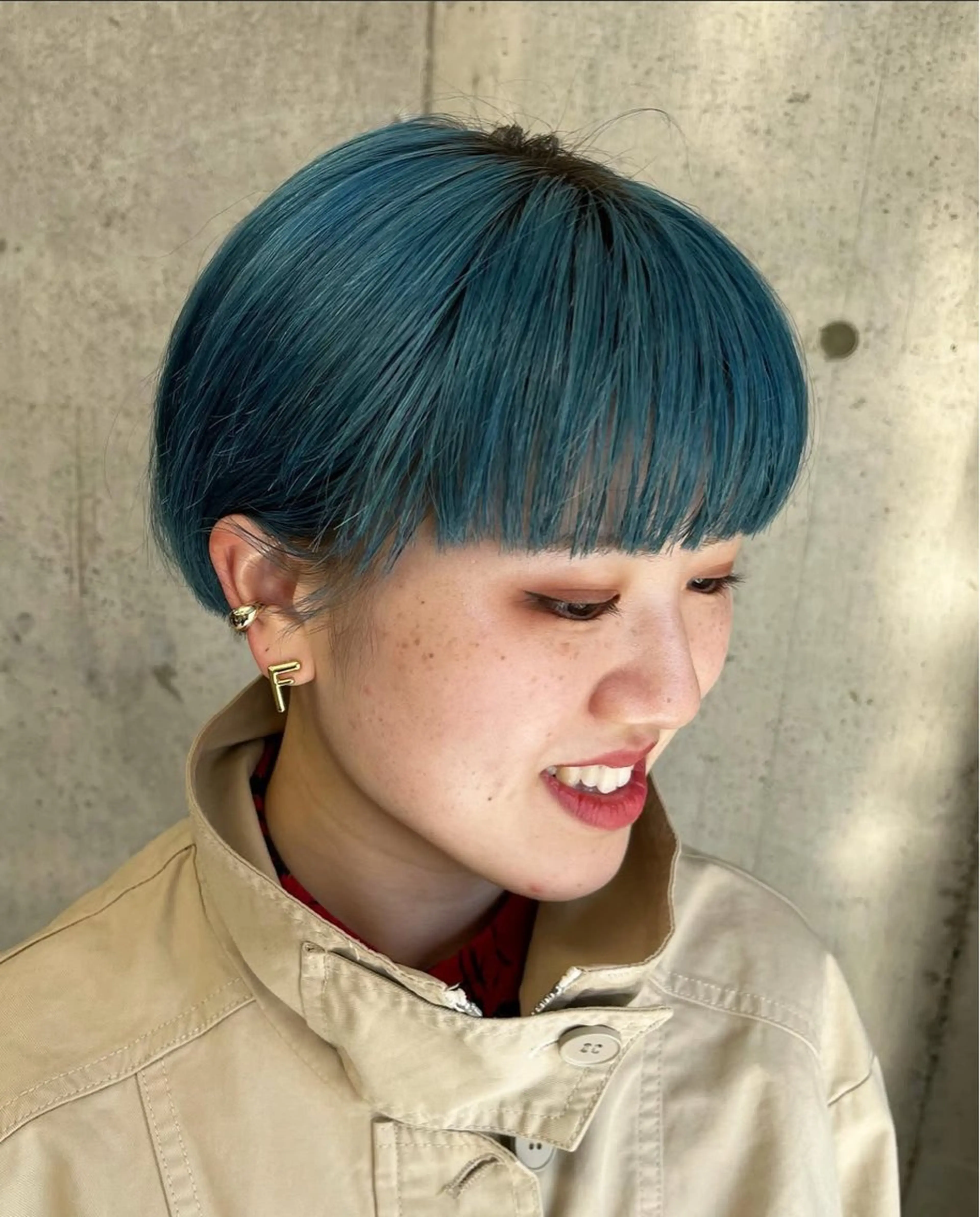 ショート カラー カット ヘアカラー 湯川 未咲希のヘアスタイル