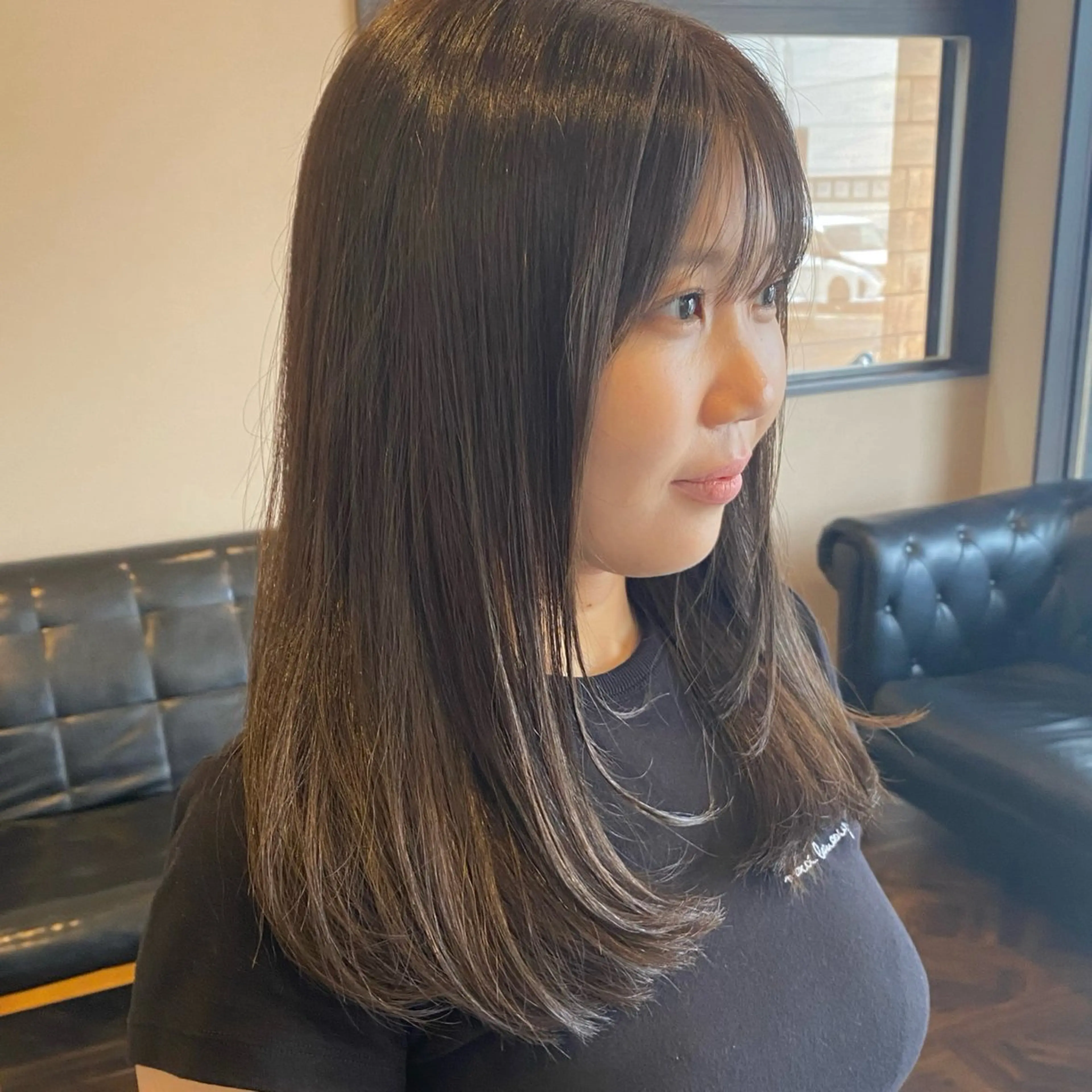 ロング 縮毛矯正/ヘッドスパ 牧野のヘアスタイル