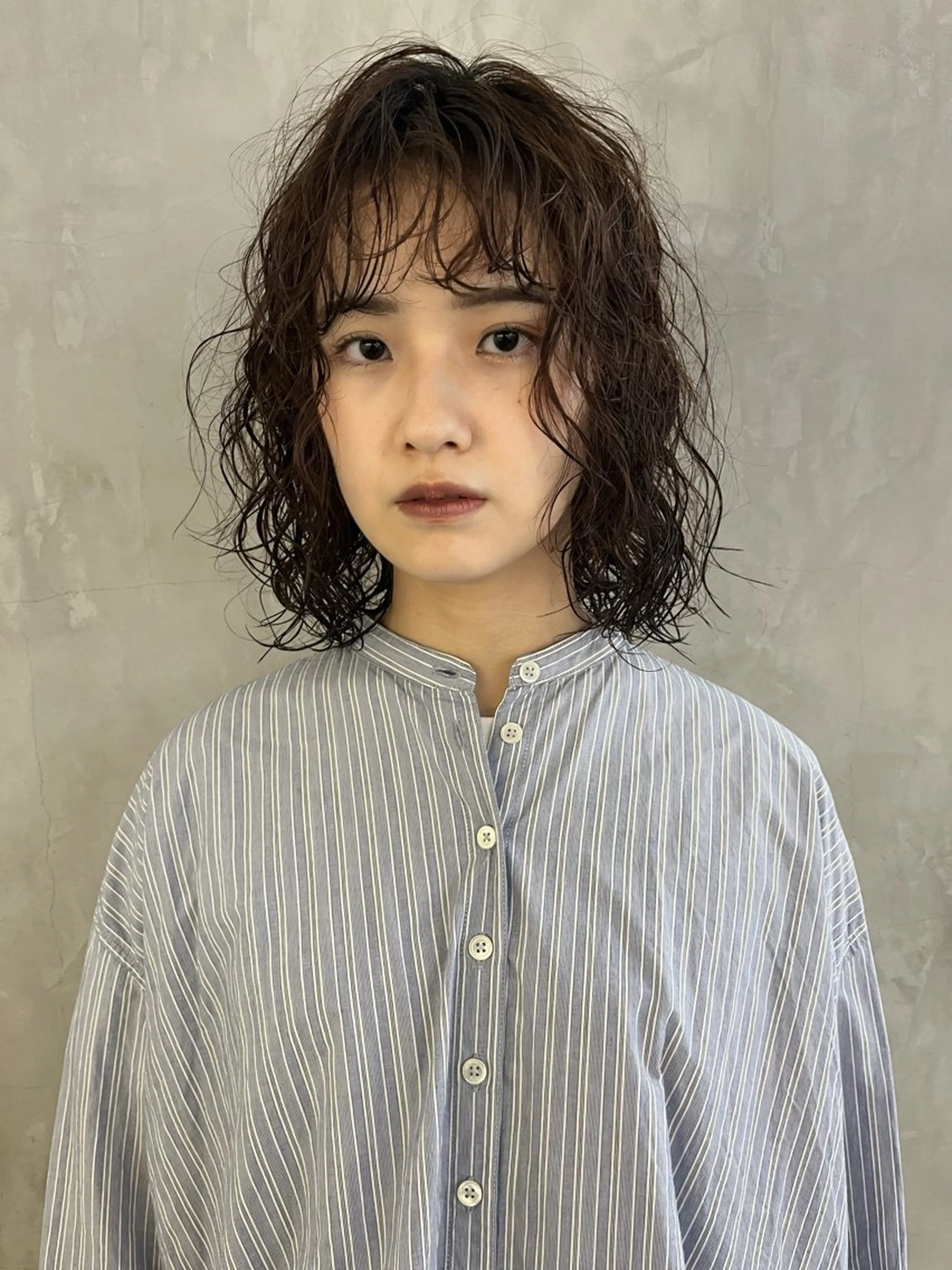 セミロング パーマ セミロングパーマ 金井京介/レイヤー /パーマのヘアスタイル