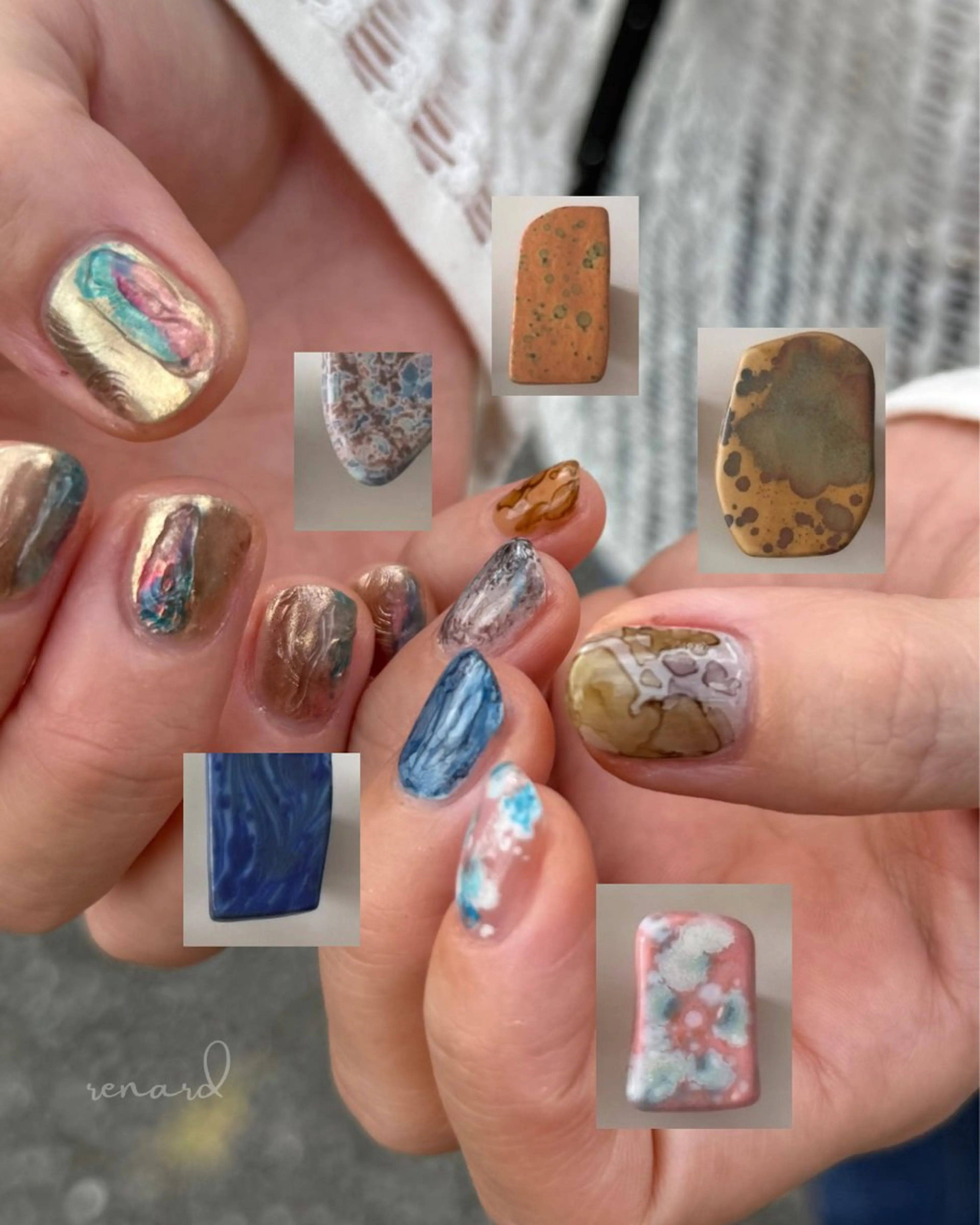 ショート renard nailのネイルデザイン