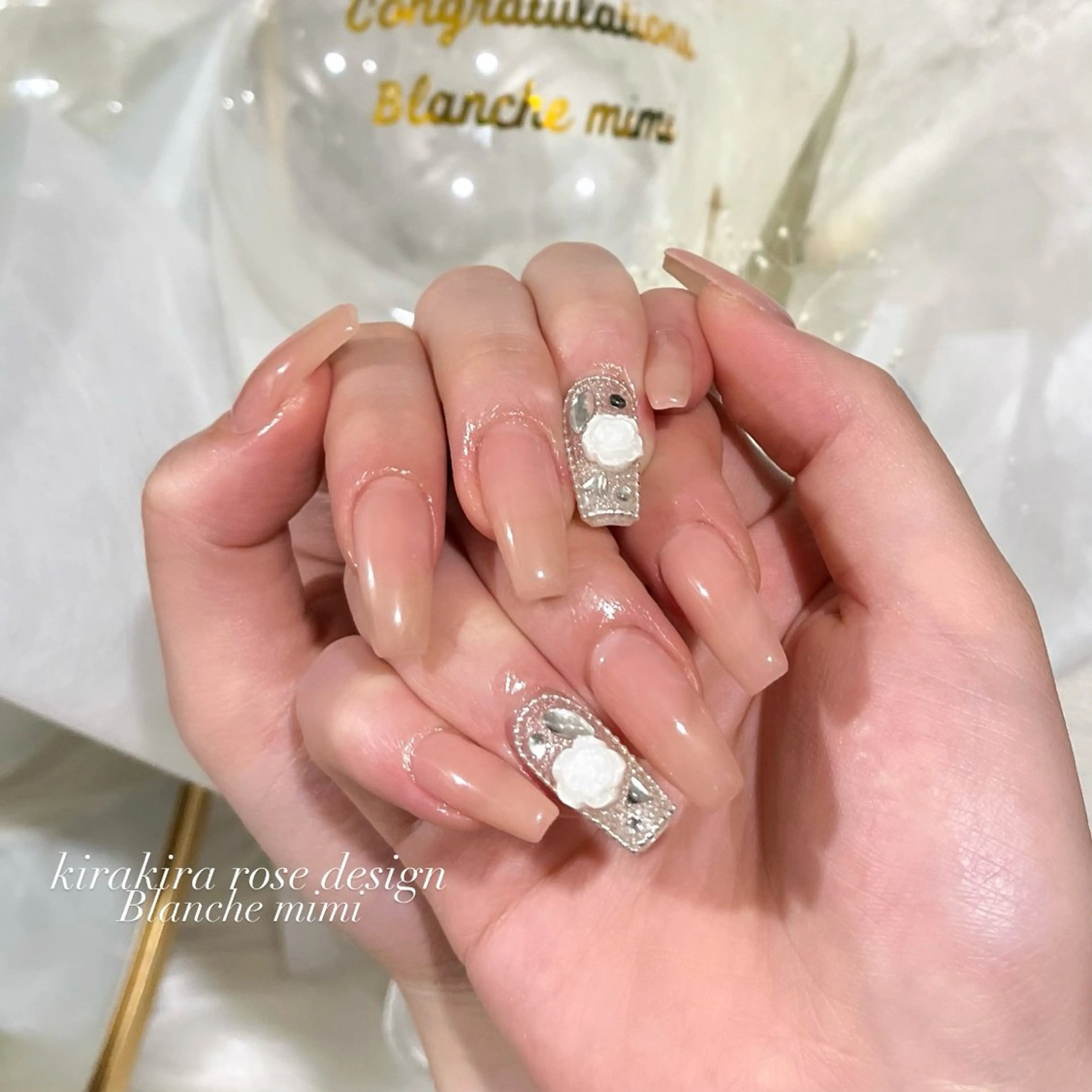 ネイル ハンドネイル Blanche mimi.u_aのネイルデザイン