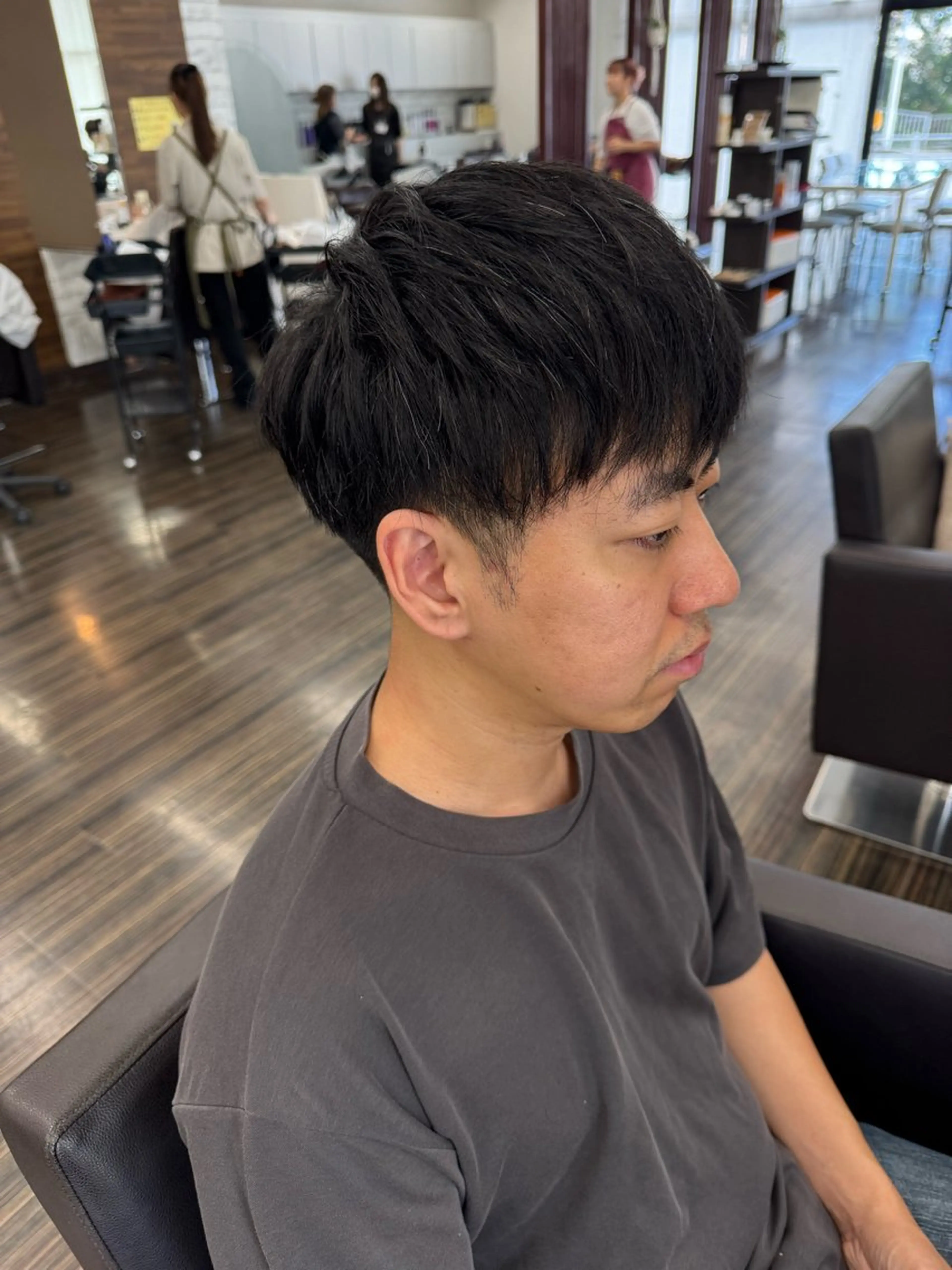 メンズ マッシュ ツーブロック 野原 姫菜のヘアスタイル