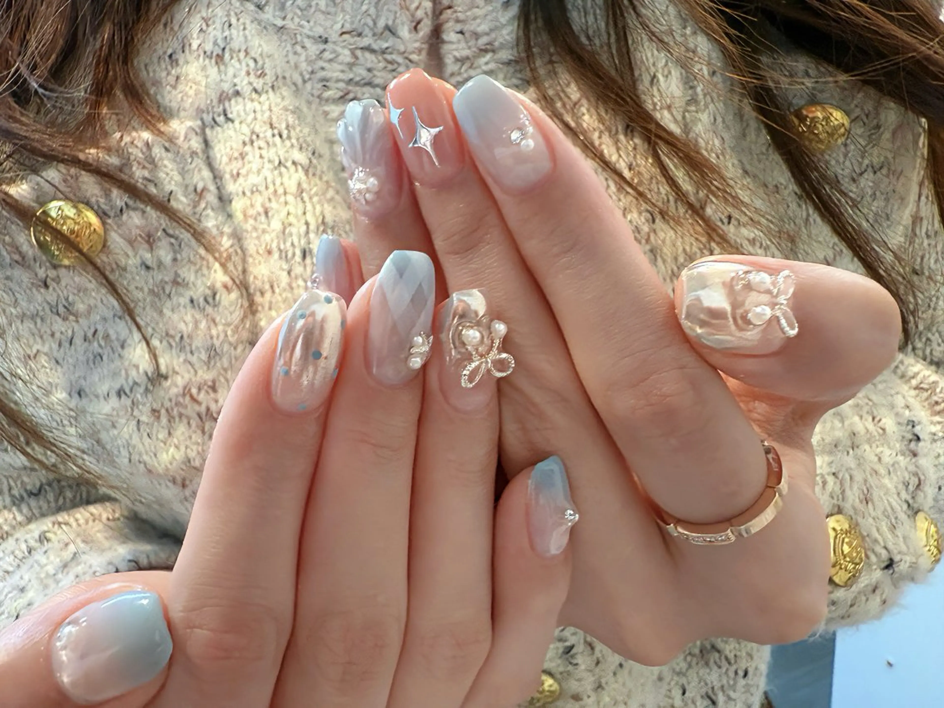 ネイル ハンドネイル Flower nailのネイルデザイン