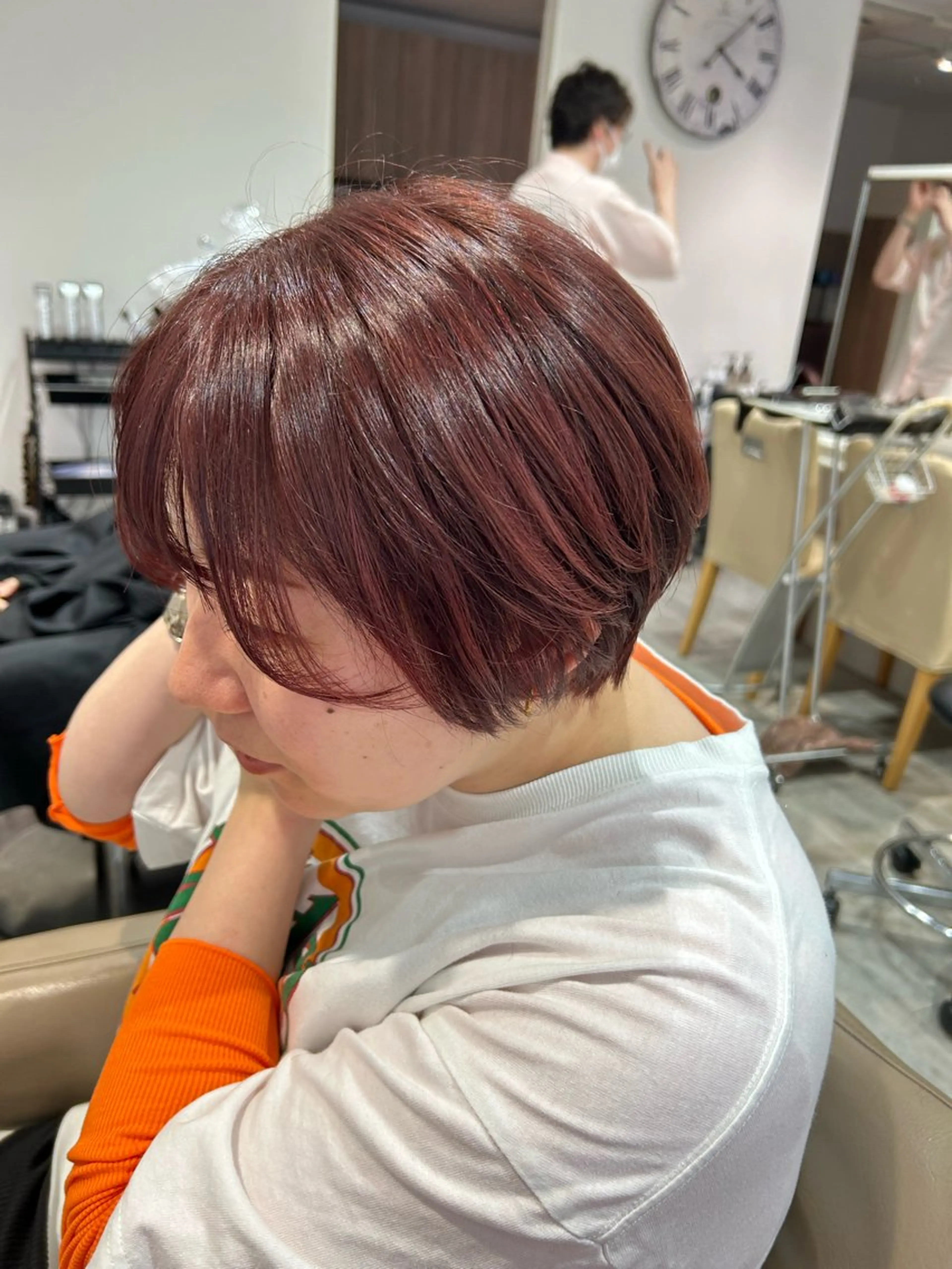 ショート カット ヘアカラー Akane🤎 ash本八幡のヘアスタイル