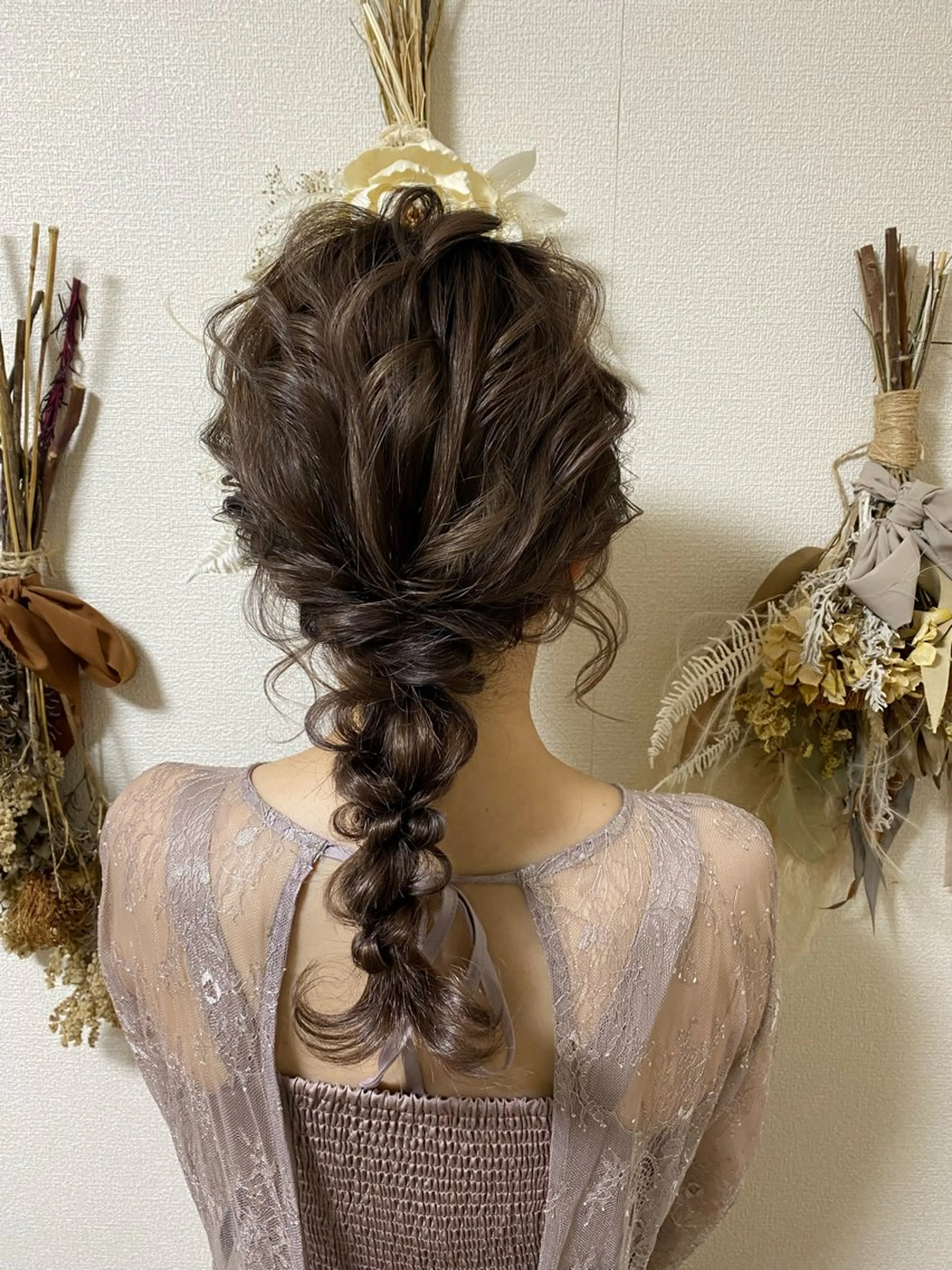 ヘアアレンジ ヘアアンドメイクムタ 新居のヘアスタイル