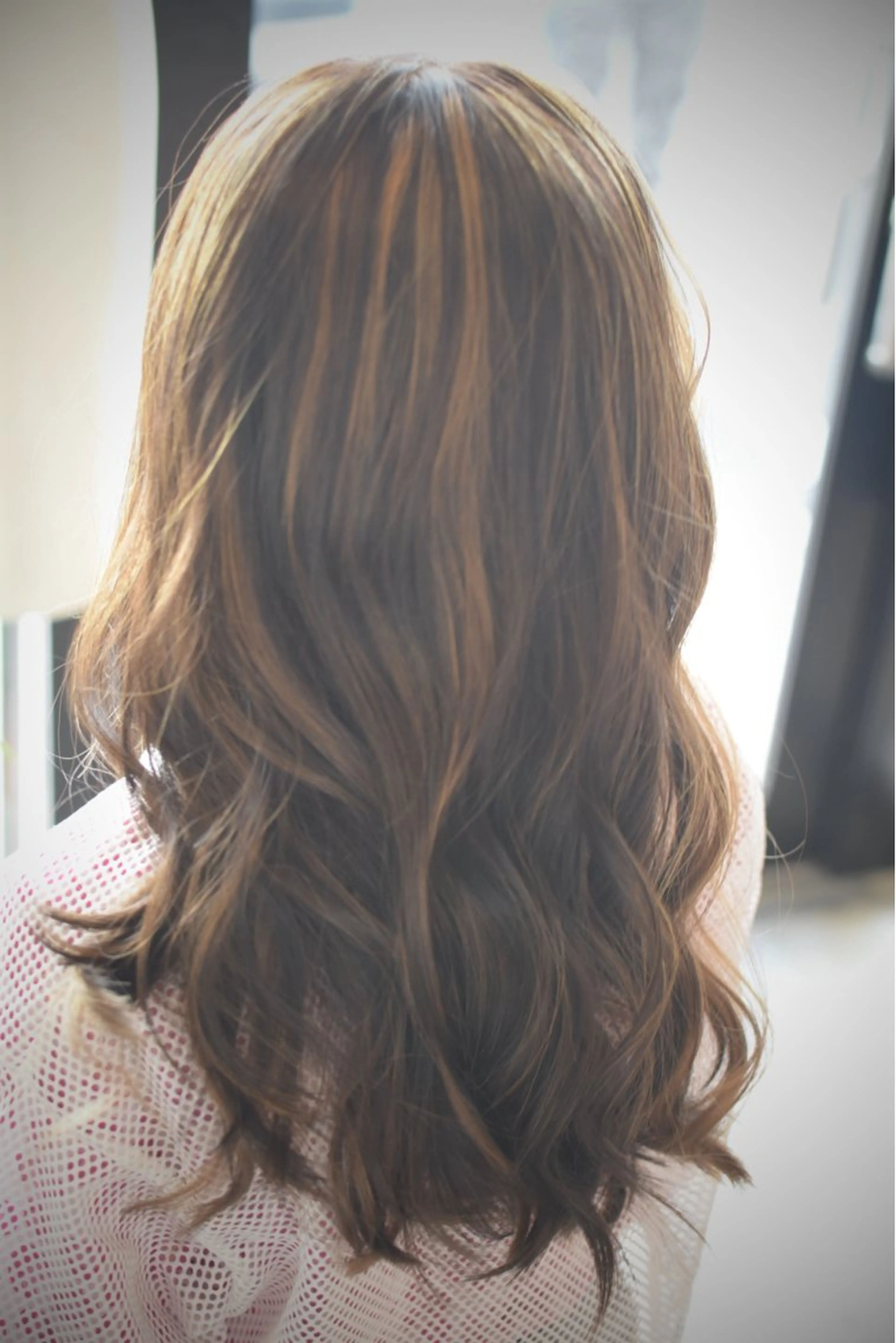 ロング カラー キッズ 岩村 夏姫のヘアスタイル