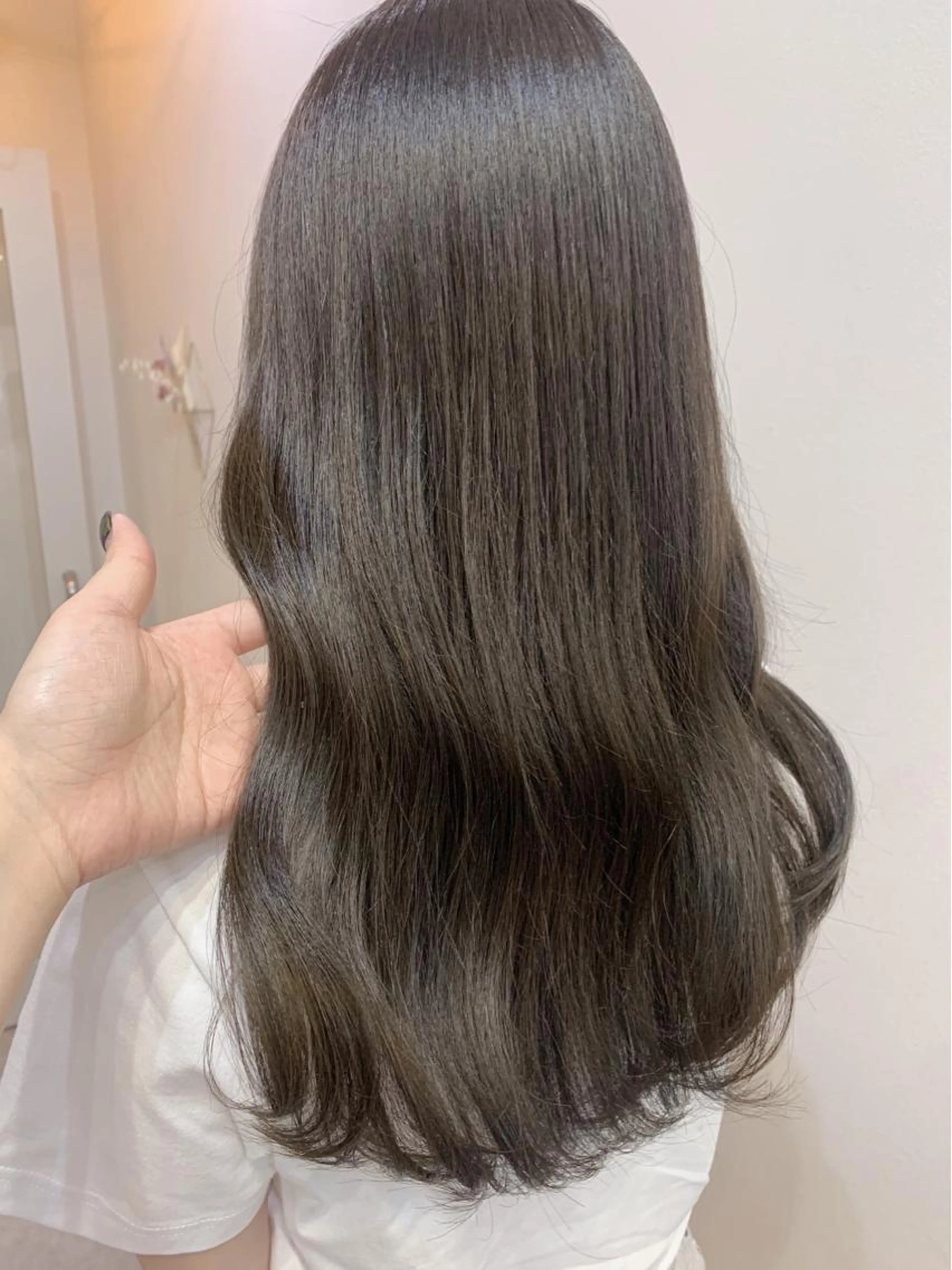 《🫧髪質改善セットクーポン🫧》カット & 艶髪カラー & アルカリ酸熱トリートメント💇🏻💕 "の写真