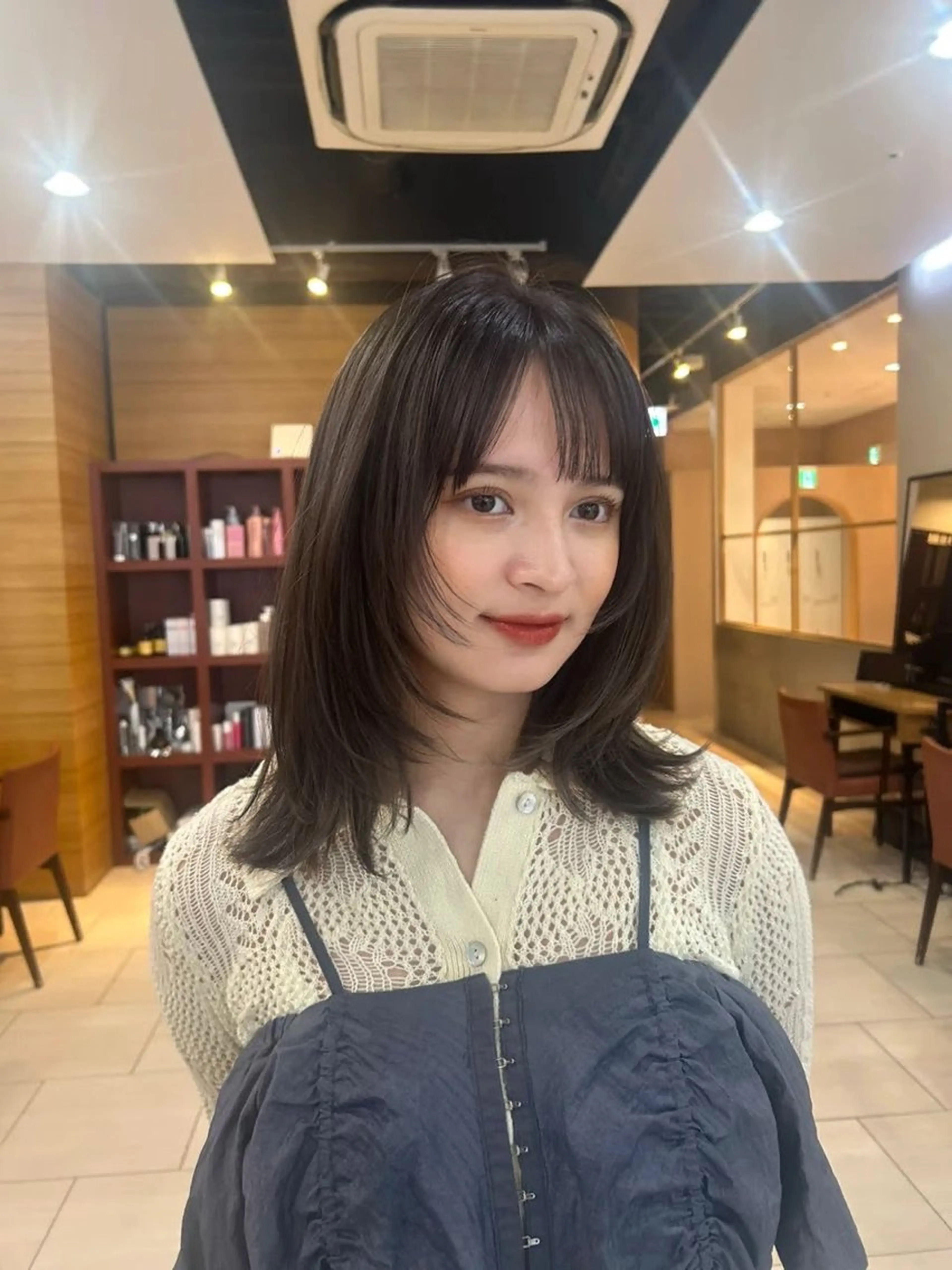 ミディアム カラー ヘアカラー トリートメント ナチュラル🕰️銀座 /Ruko🌱のヘアスタイル