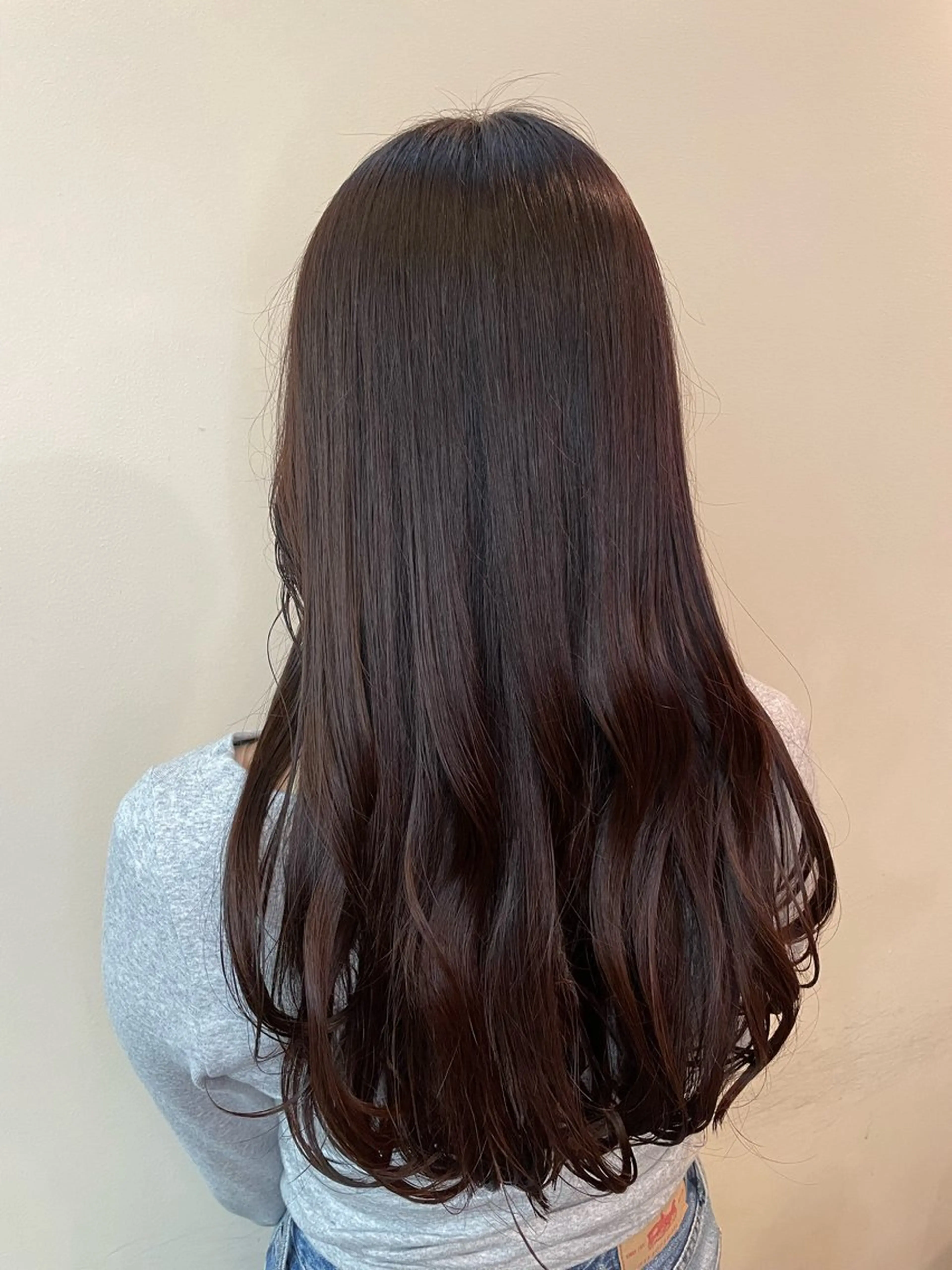 ロング カラー ブラウンカラー カット ヘアカラー トリートメント 💜カラー/縮毛矯正 /NARUKA💜のヘアスタイル