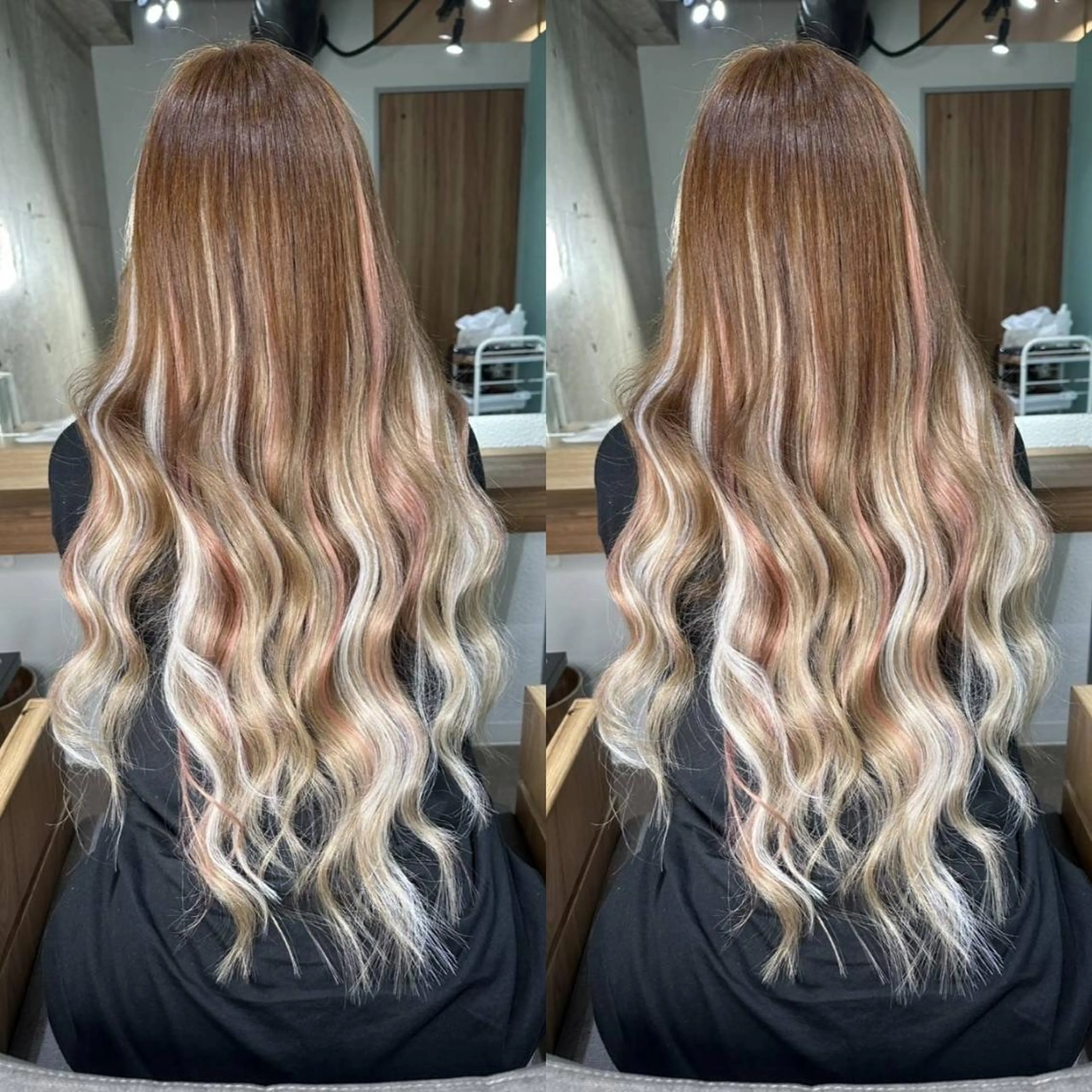 コテ巻き仕上げの写真