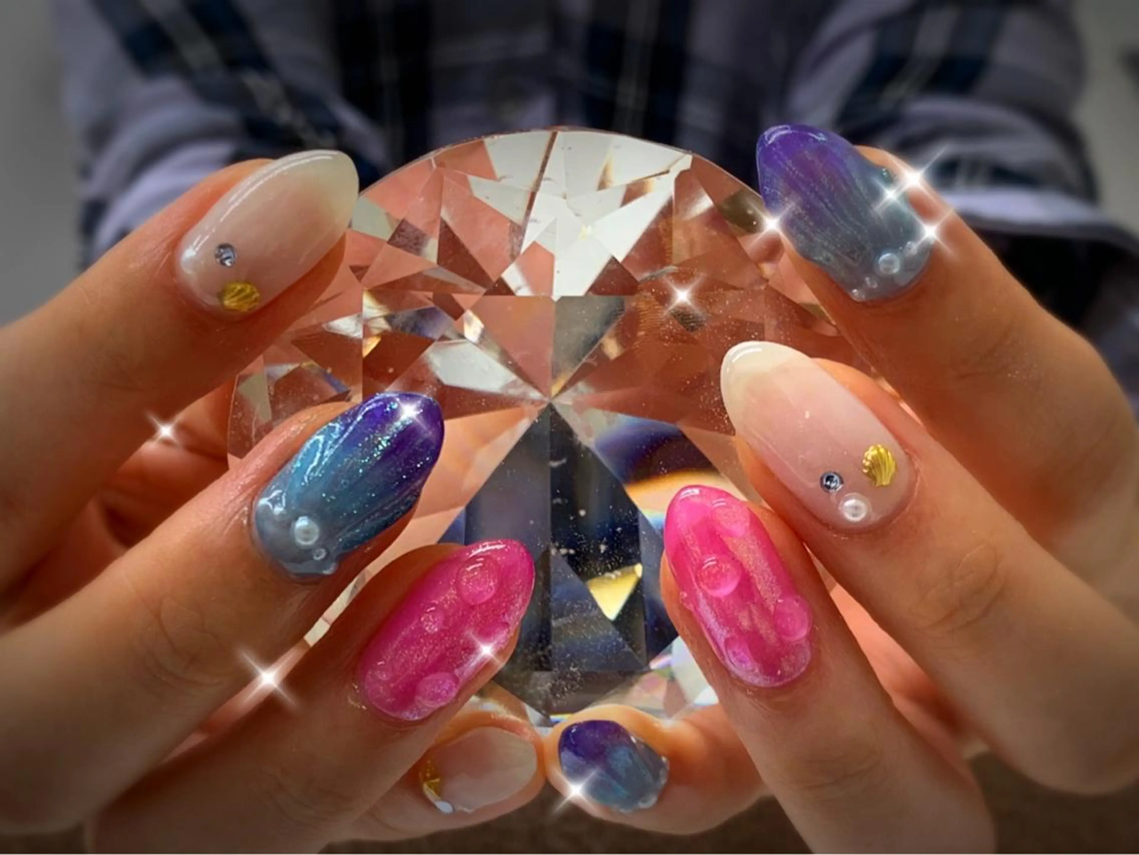 ネイル クリアネイル 夏ネイル 💎JADE💎 齊藤沙也香のエステ・リラクイメージ