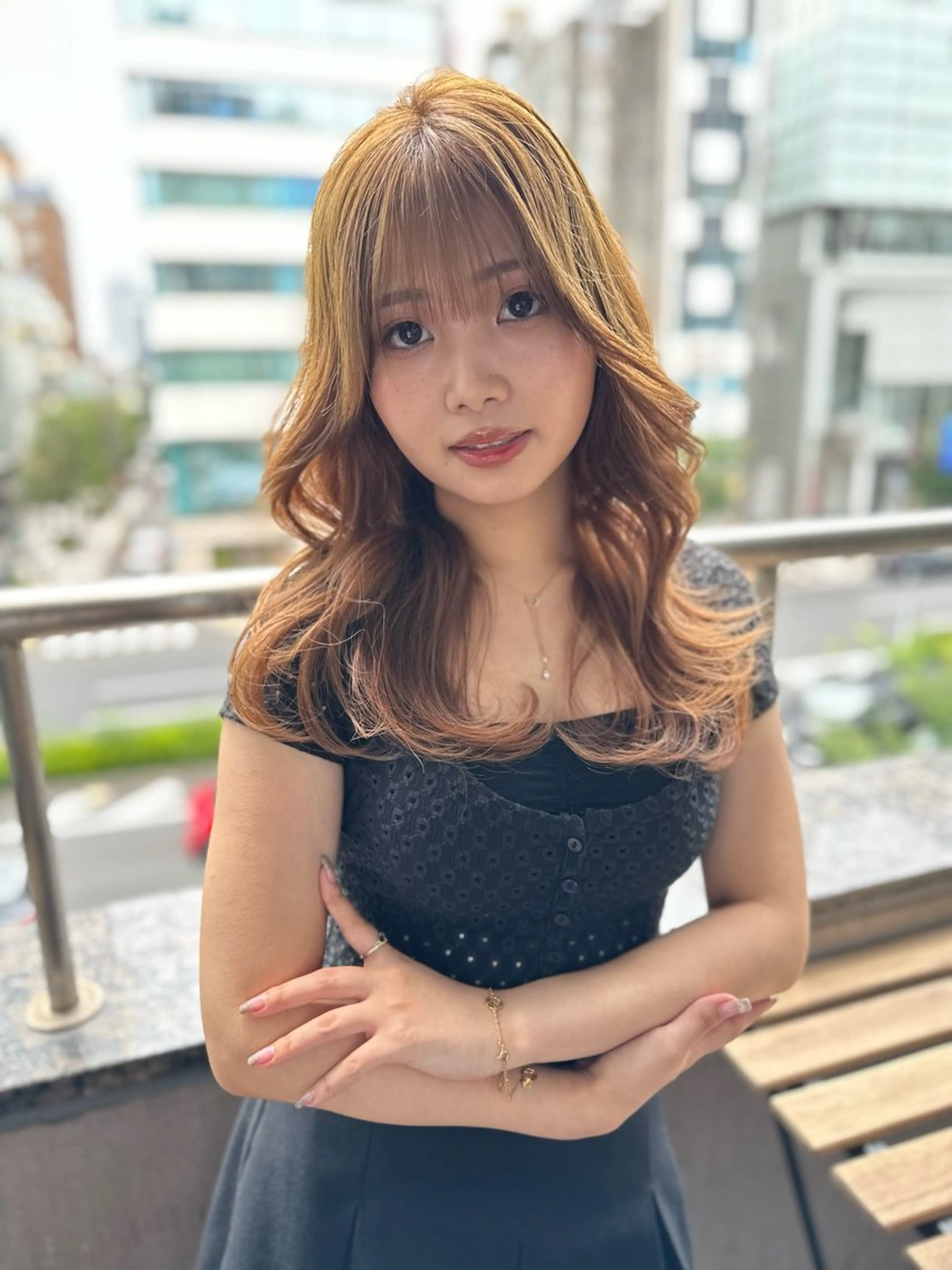 セミロング カット ヘアカラー トリートメント ヘッドスパ ヘアセット 前髪顔まわりカット 🌈中村海聖のヘアスタイル